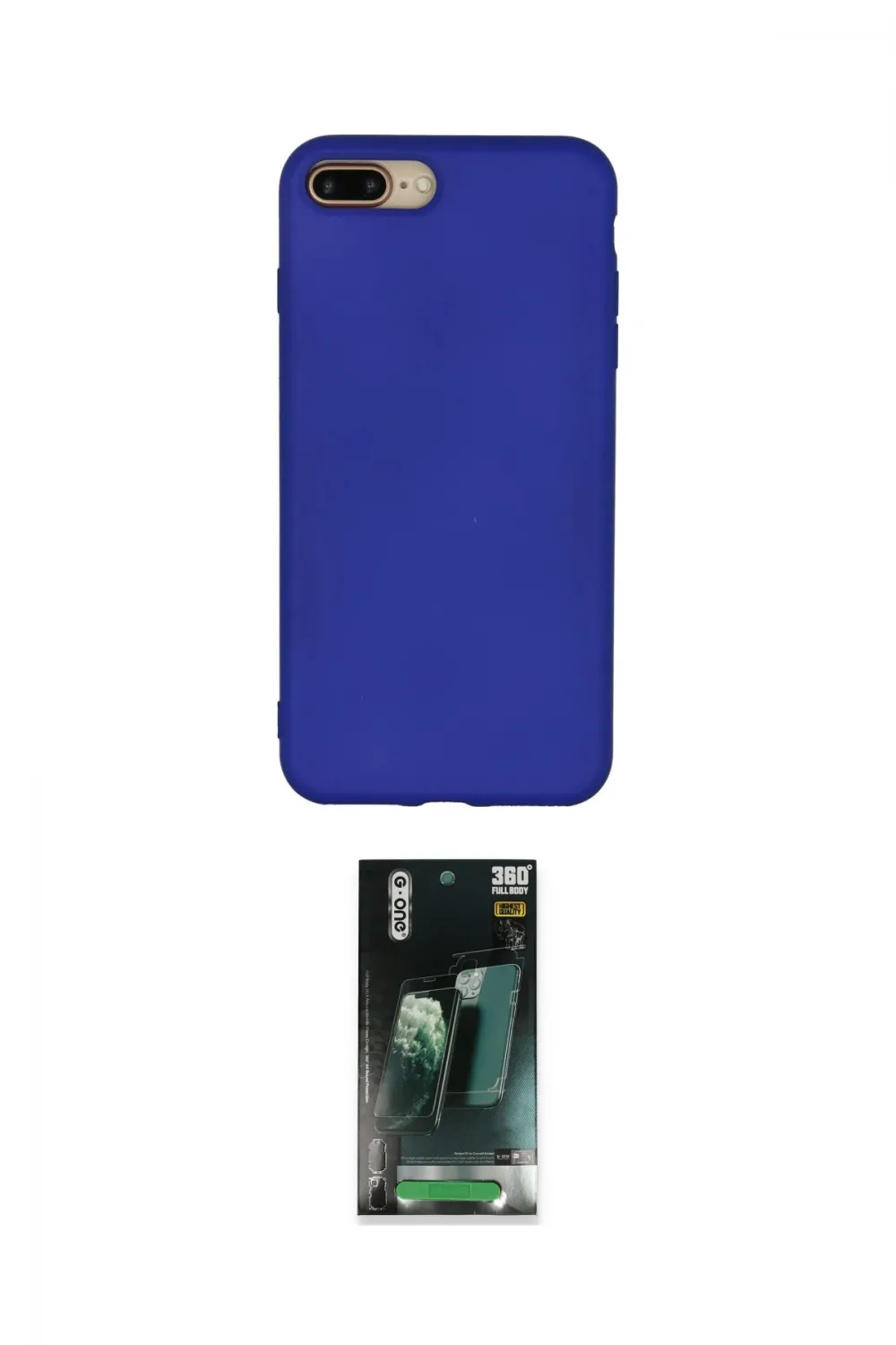 ieg™ iPhone 7 Plus Kılıf Ahenk Serisi - Şeffaf 360 Full Body Arka Koruyucu
