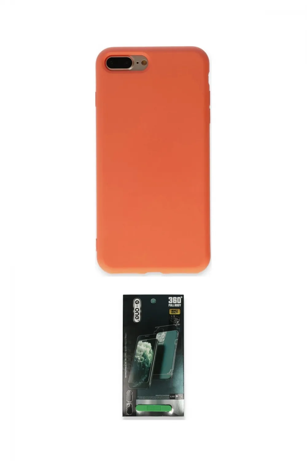 ieg™ iPhone 7 Plus Kılıf Ahenk Serisi - Şeffaf 360 Full Body Arka Koruyucu
