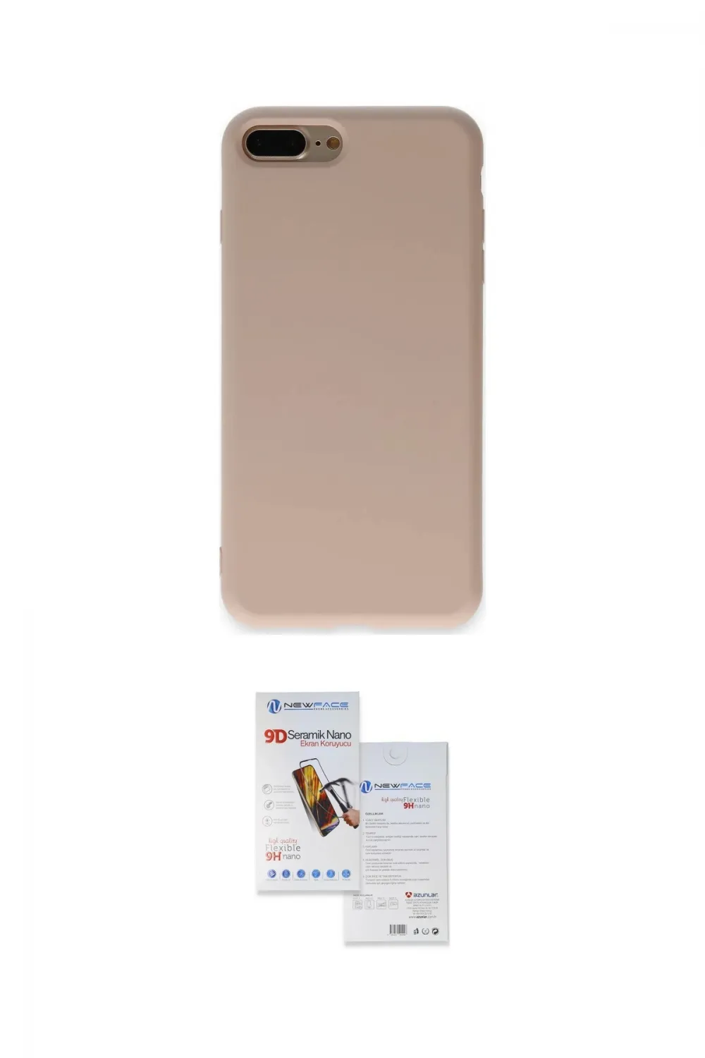 ieg™ iPhone 7 Plus Kılıf Ahenk Serisi - Siyah Seramik Nano Ekran Koruyucu