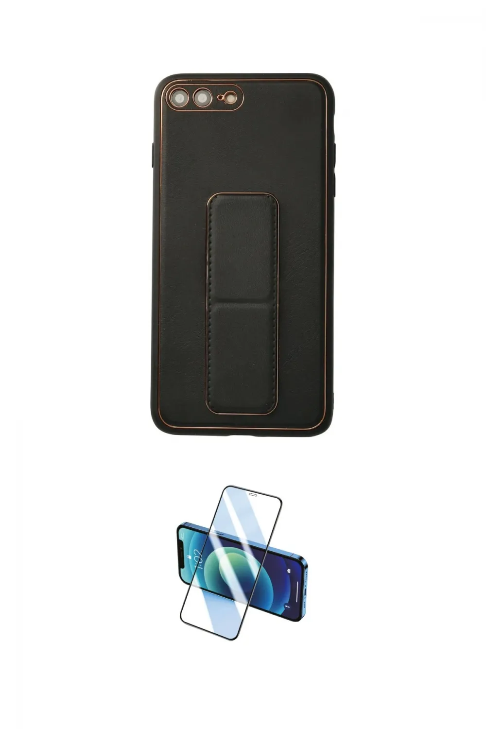 ieg™ iPhone 7 Plus Kılıf Akış Doku - Beyaz 3D Antistatik Seramik Nano Ekran Koruyucu