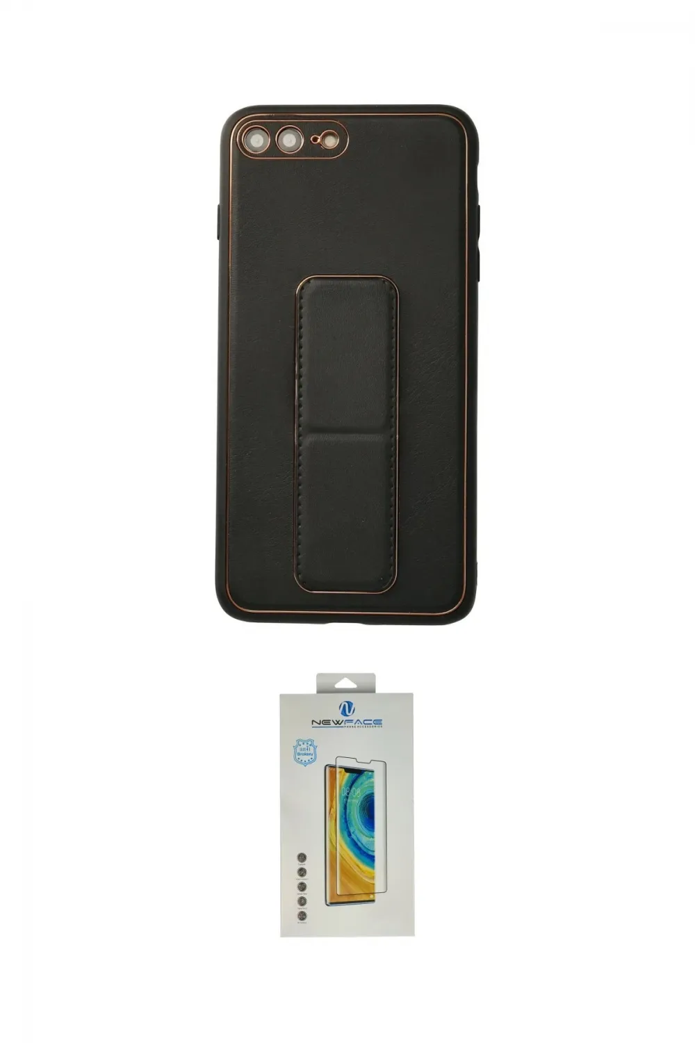 ieg™ iPhone 7 Plus Kılıf Akış Doku - Siyah Polymer Nano Ekran Koruyucu