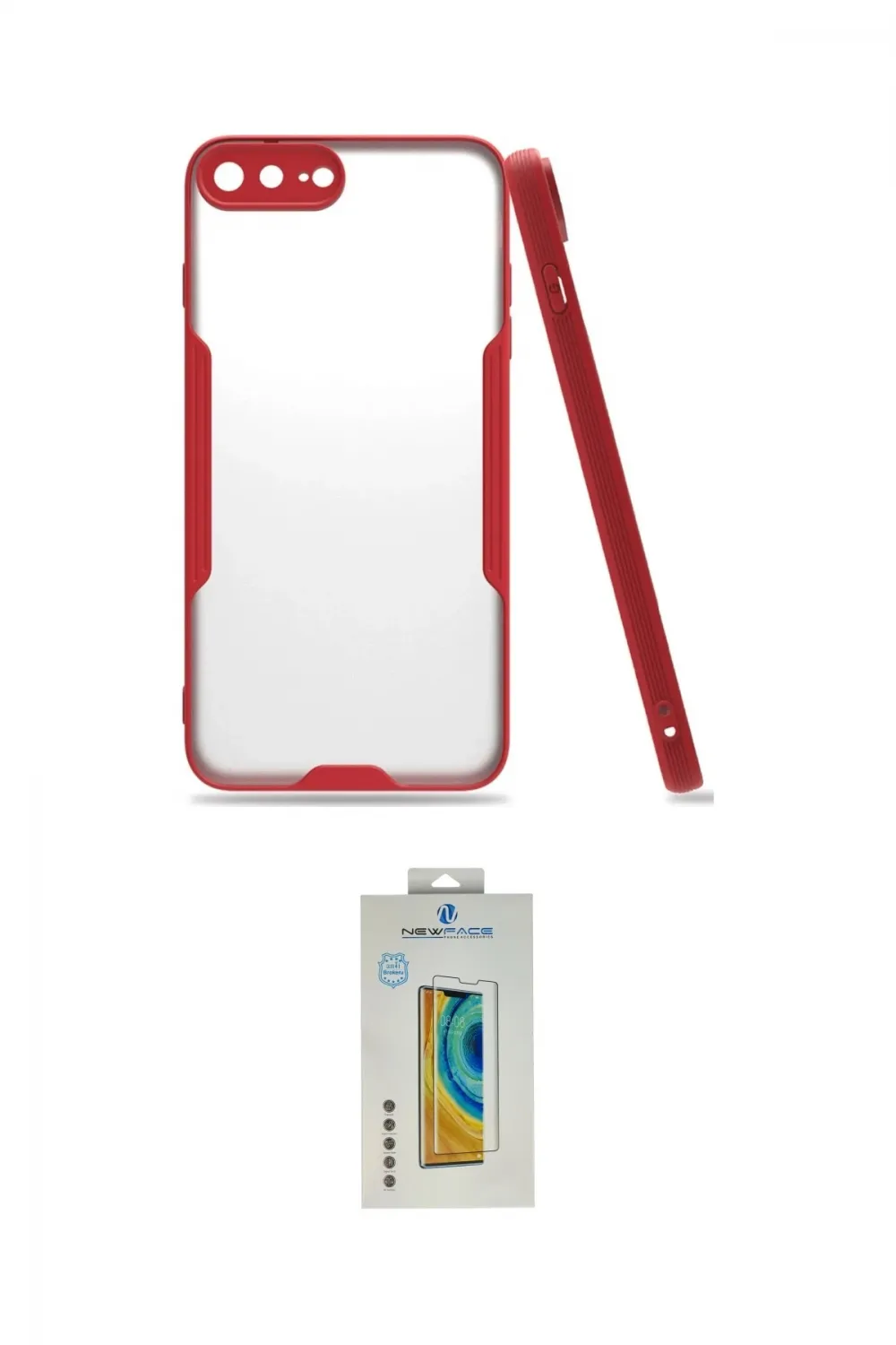ieg™ iPhone 7 Plus Kılıf Atlas Asil Serisi - Siyah Polymer Nano Ekran Koruyucu