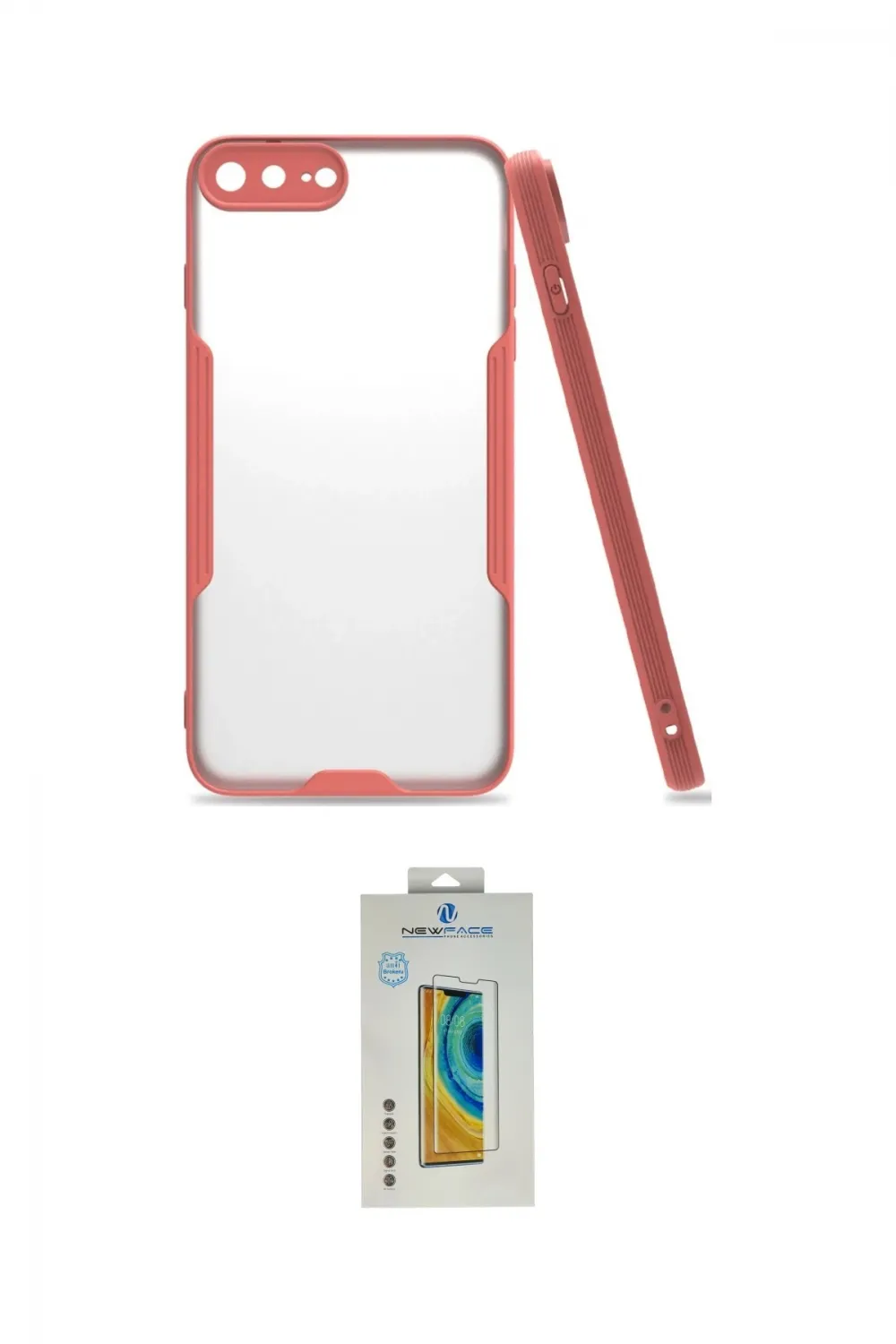 ieg™ iPhone 7 Plus Kılıf Atlas Asil Serisi - Siyah Polymer Nano Ekran Koruyucu