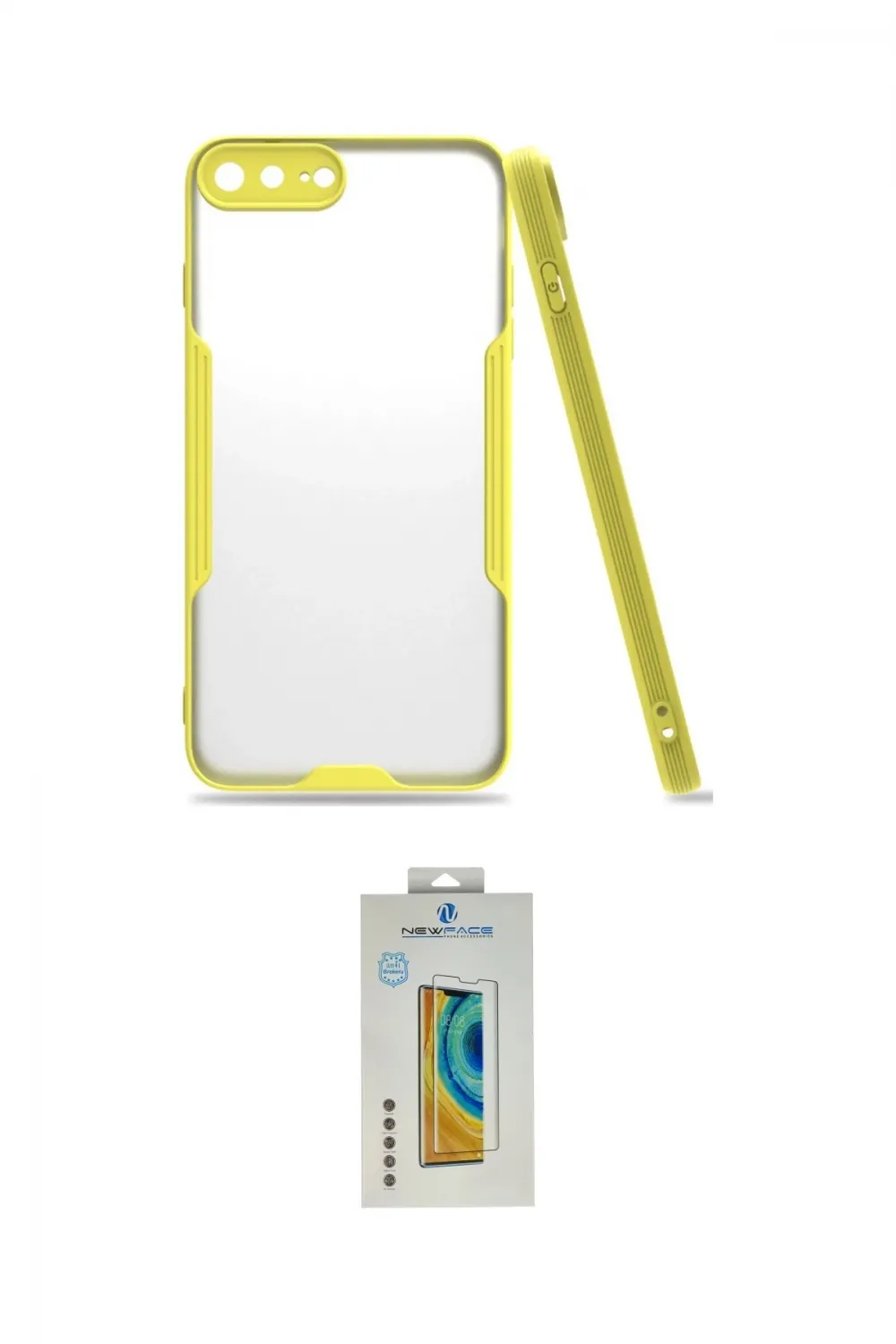 ieg™ iPhone 7 Plus Kılıf Atlas Asil Serisi - Siyah Polymer Nano Ekran Koruyucu