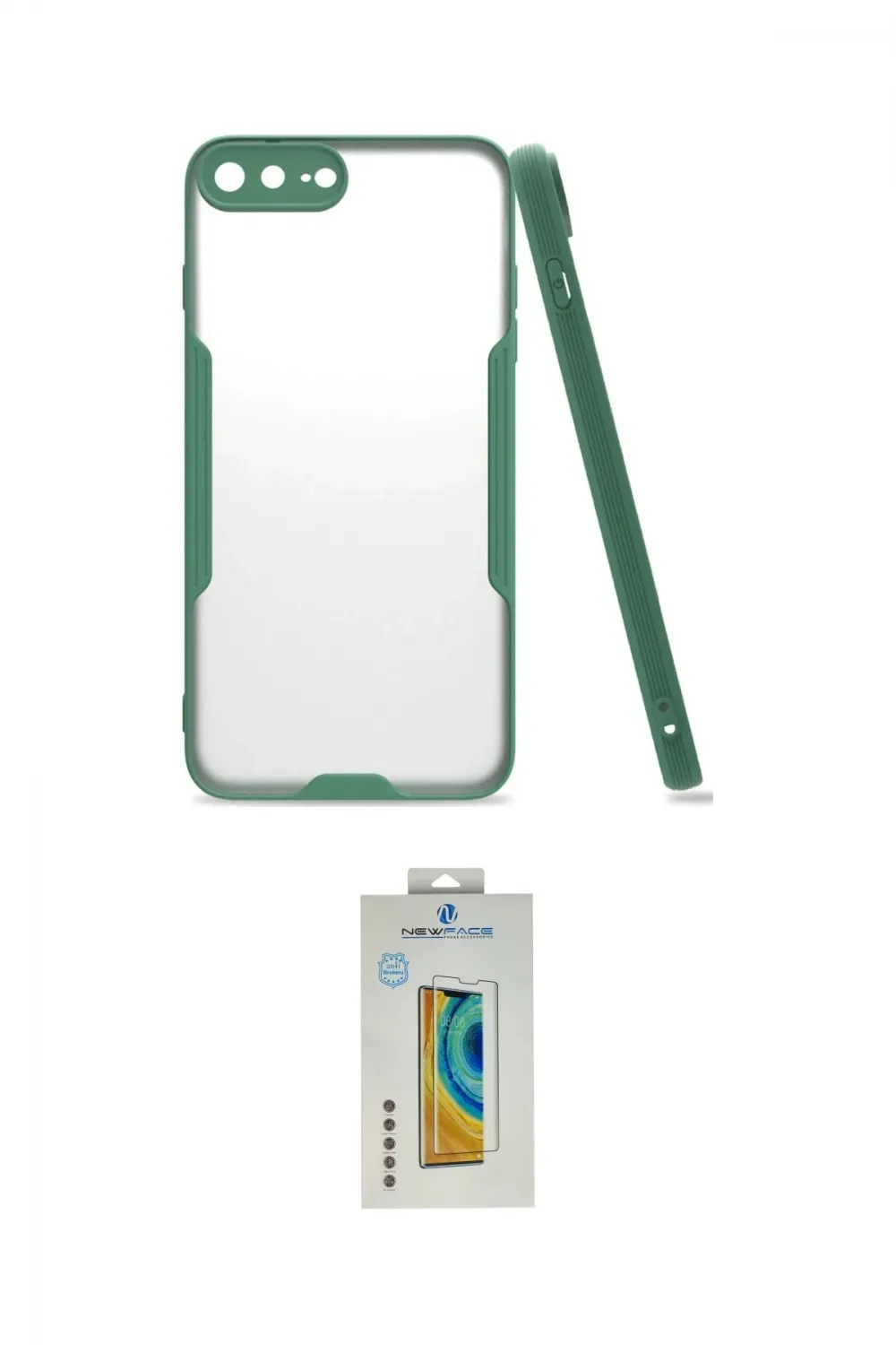 ieg™ iPhone 7 Plus Kılıf Atlas Asil Serisi - Siyah Polymer Nano Ekran Koruyucu