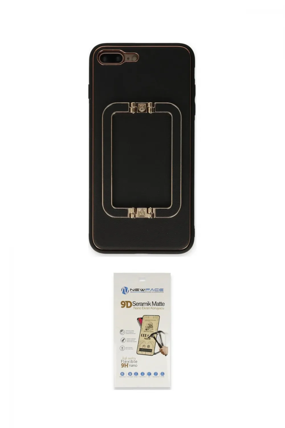 ieg™ iPhone 7 Plus Kılıf Kozmos Minimal Prime - Beyaz Mat Seramik Nano Ekran Koruyucu
