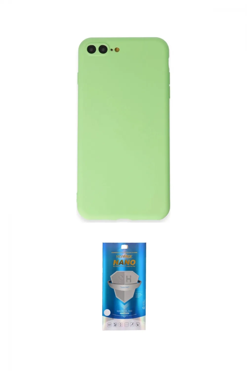 ieg™ iPhone 7 Plus Kılıf Kozmos Yansıma Özel Seri - Şeffaf Royal Nano Ekran Koruyucu