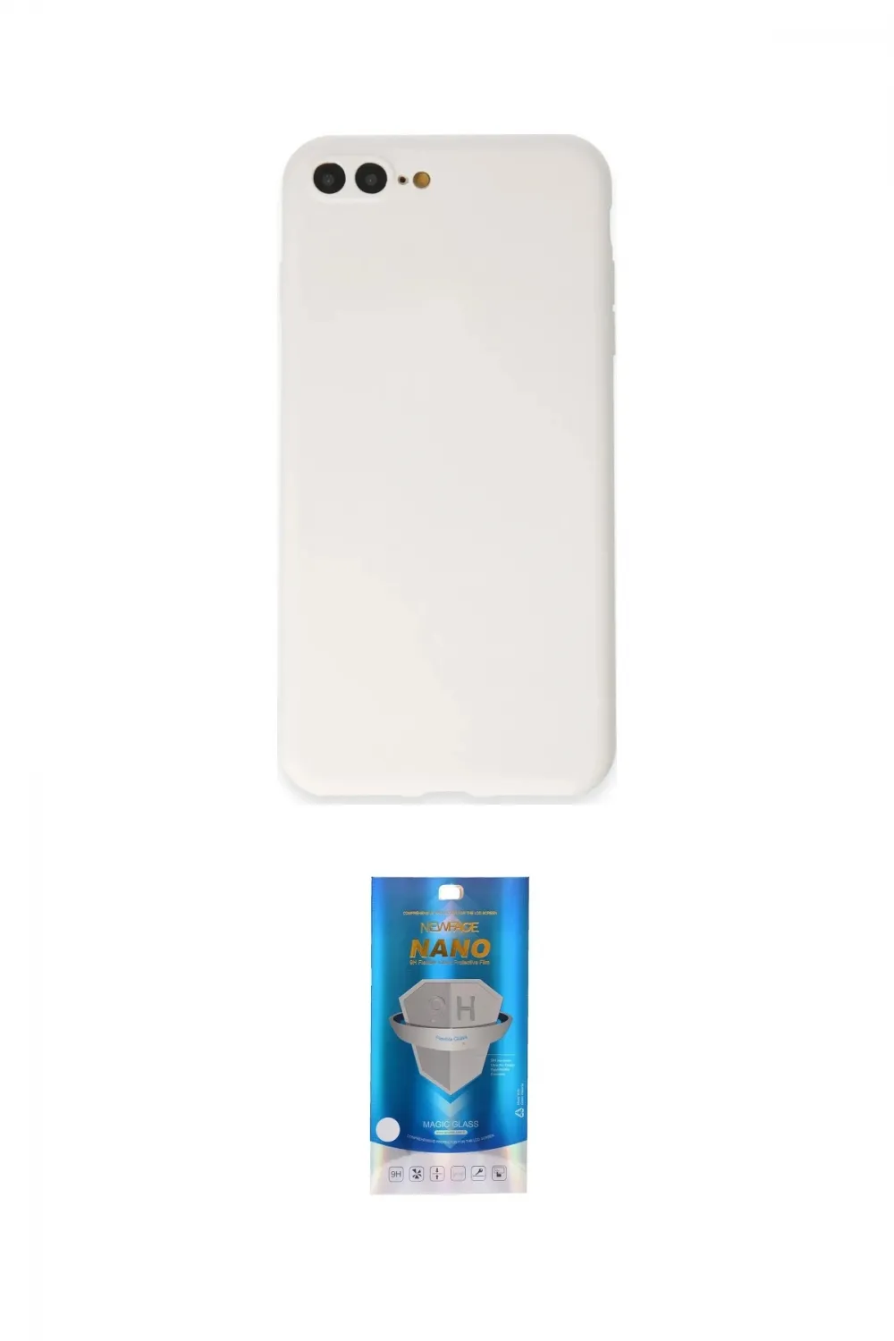 ieg™ iPhone 7 Plus Kılıf Kozmos Yansıma Özel Seri - Şeffaf Royal Nano Ekran Koruyucu