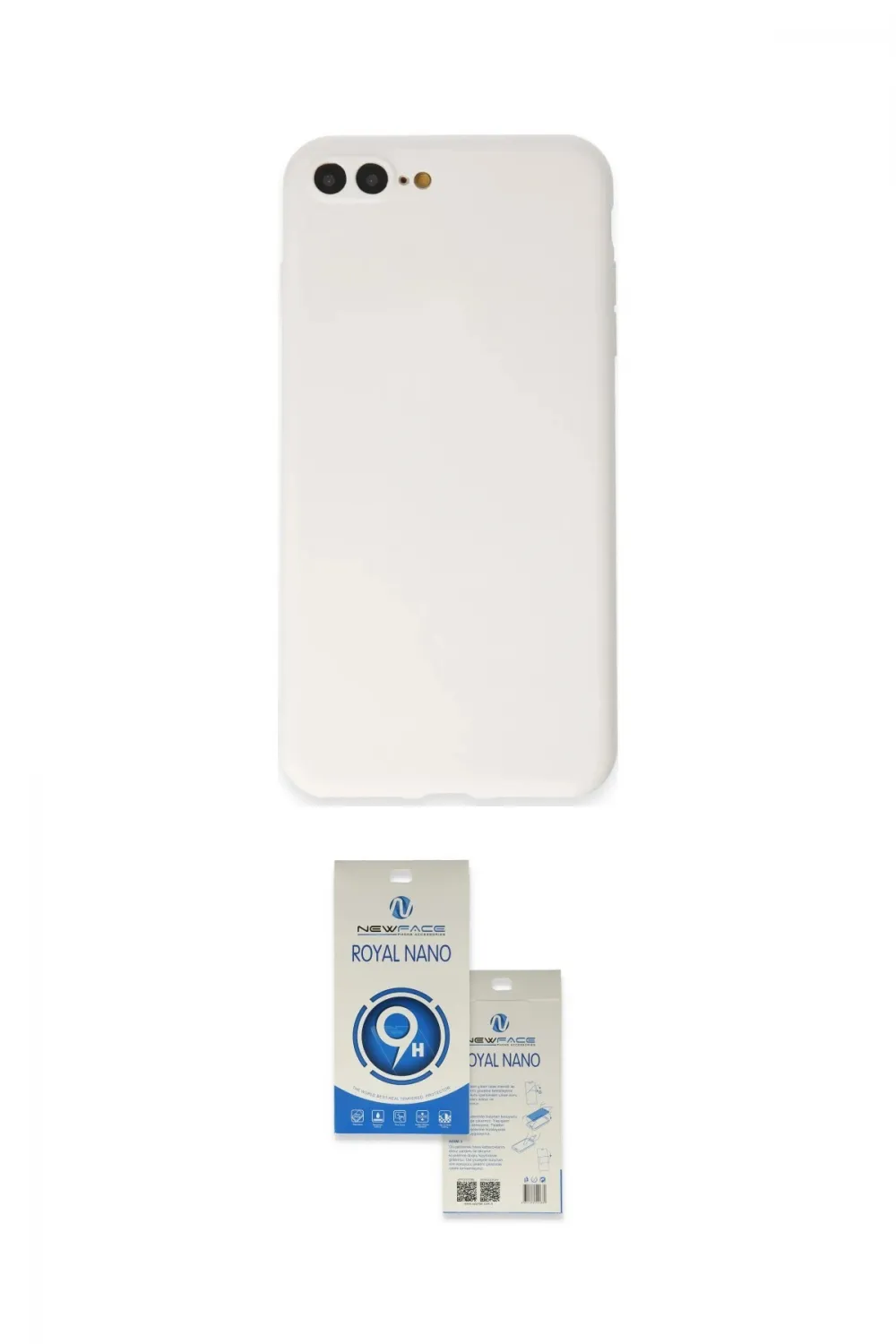 ieg™ iPhone 7 Plus Kılıf Kozmos Yansıma Özel Seri - Şeffaf Royal Nano Ekran Koruyucu