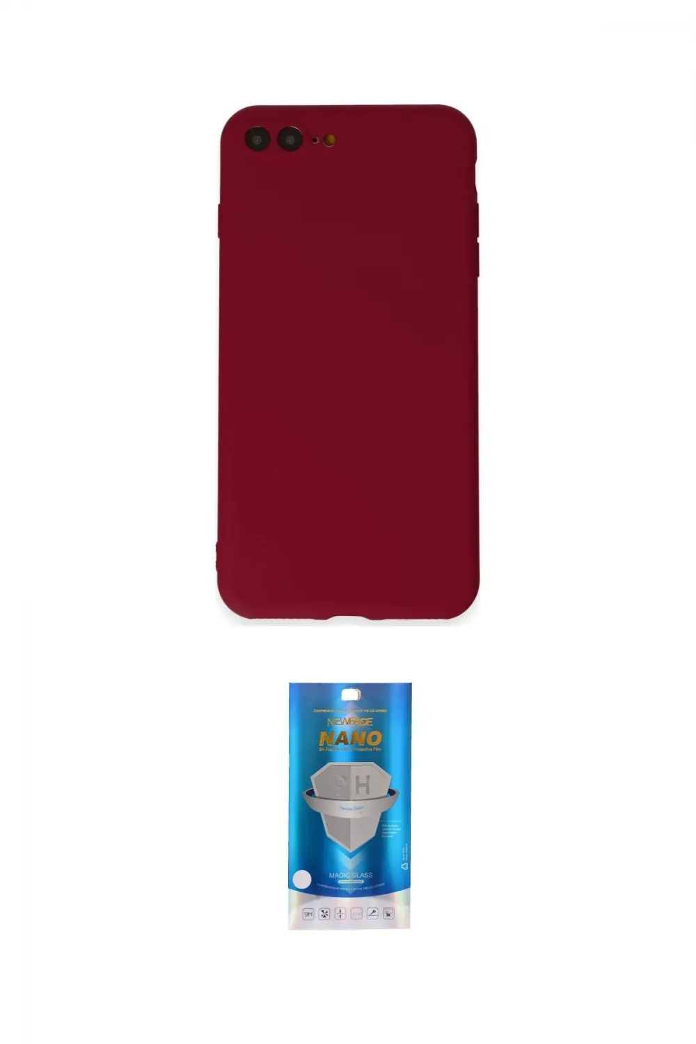 ieg™ iPhone 7 Plus Kılıf Kozmos Yansıma Özel Seri - Şeffaf Royal Nano Ekran Koruyucu