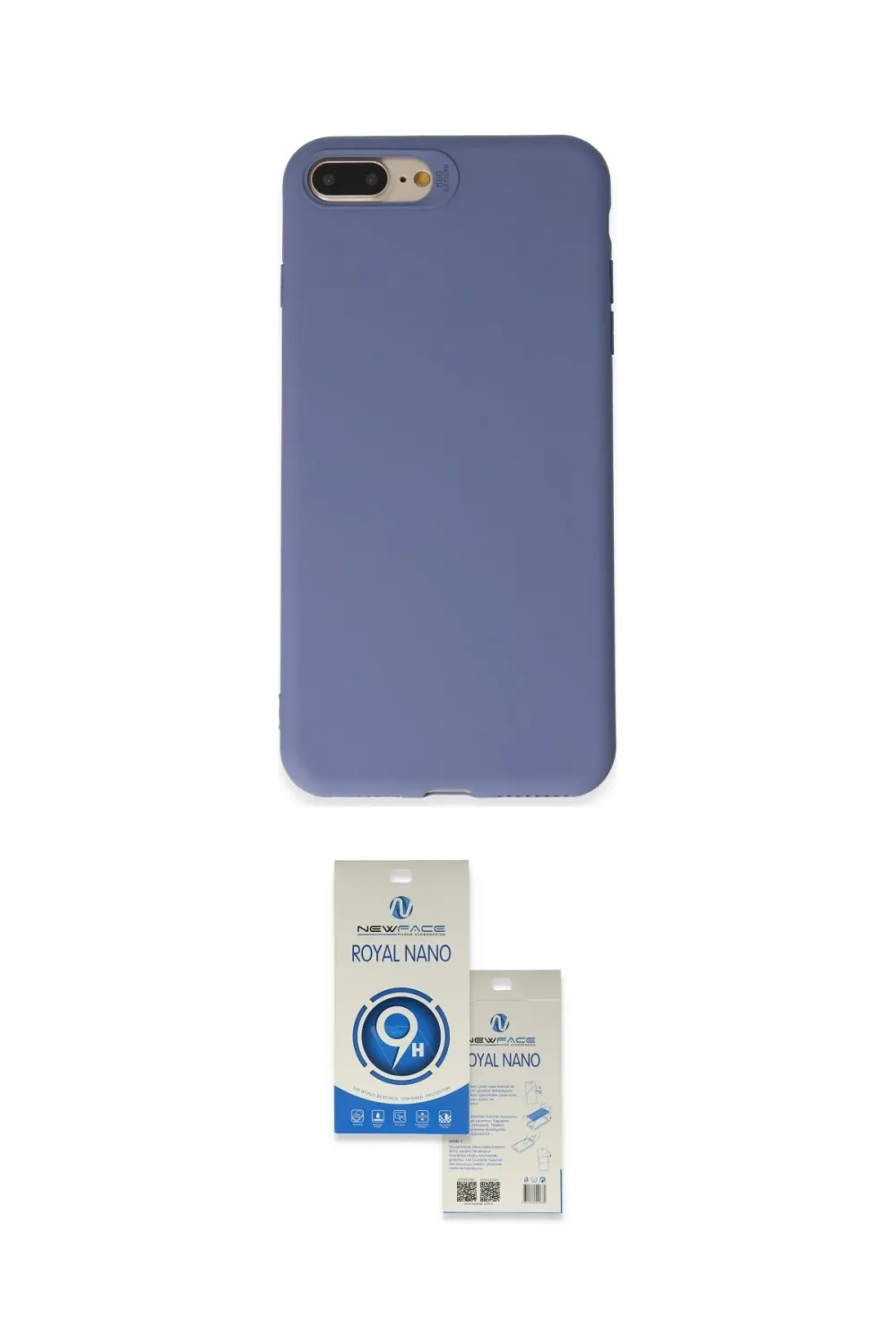 ieg™ iPhone 7 Plus Kılıf Kozmos Yansıma Özel Seri - Şeffaf Royal Nano Ekran Koruyucu