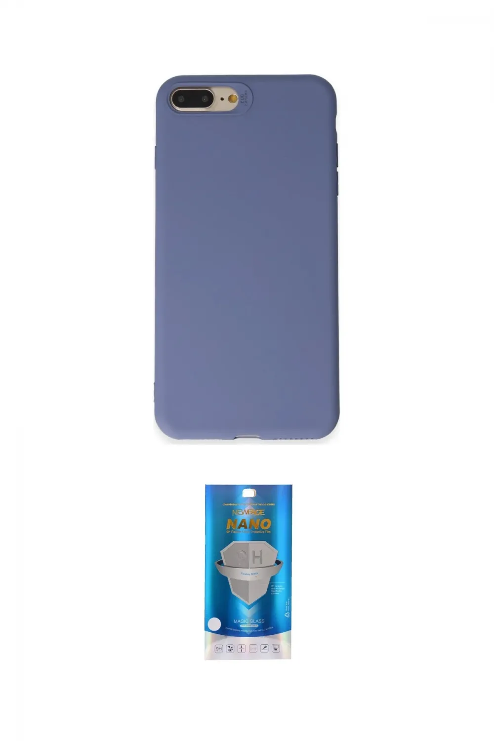 ieg™ iPhone 7 Plus Kılıf Kozmos Yansıma Özel Seri - Şeffaf Royal Nano Ekran Koruyucu