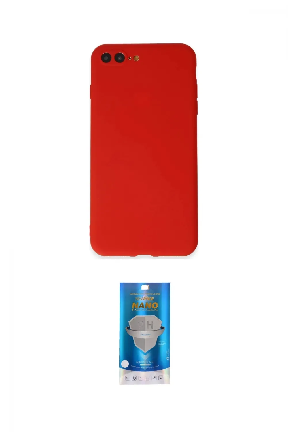 ieg™ iPhone 7 Plus Kılıf Kozmos Yansıma Özel Seri - Şeffaf Royal Nano Ekran Koruyucu
