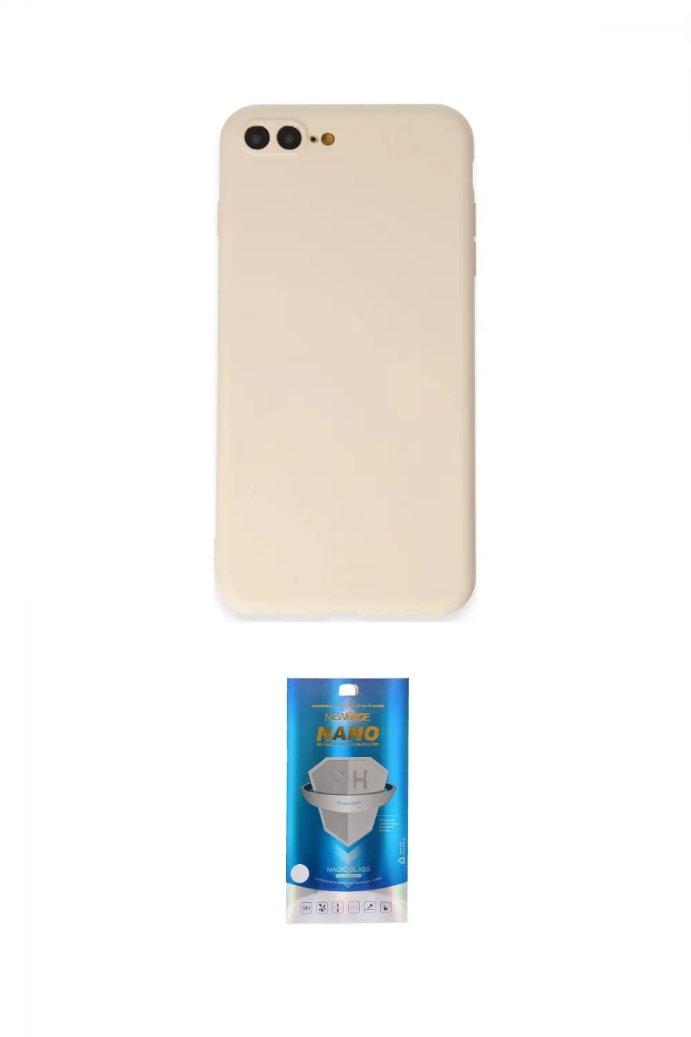 ieg™ iPhone 7 Plus Kılıf Kozmos Yansıma Özel Seri - Şeffaf Royal Nano Ekran Koruyucu