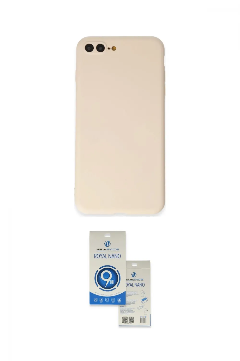 ieg™ iPhone 7 Plus Kılıf Kozmos Yansıma Özel Seri - Şeffaf Royal Nano Ekran Koruyucu
