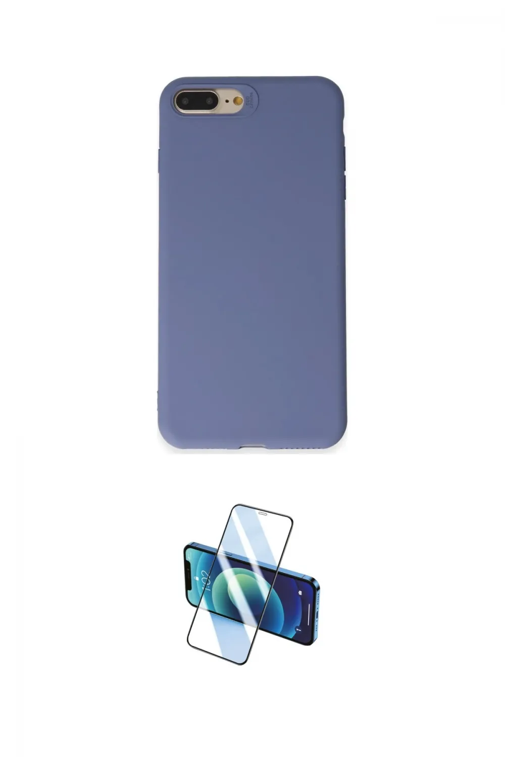 ieg™ iPhone 7 Plus Kılıf Kozmos Yansıma Özel Seri - Siyah 3D Antistatik Seramik Nano Ekran Koruyucu