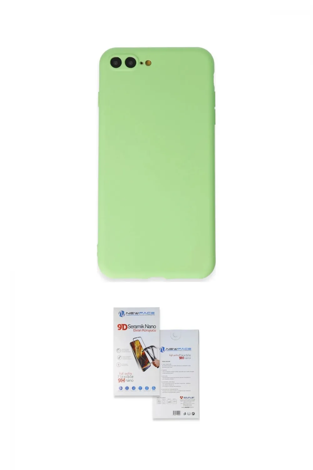ieg™ iPhone 7 Plus Kılıf Kozmos Yansıma Özel Seri - Siyah Seramik Nano Ekran Koruyucu