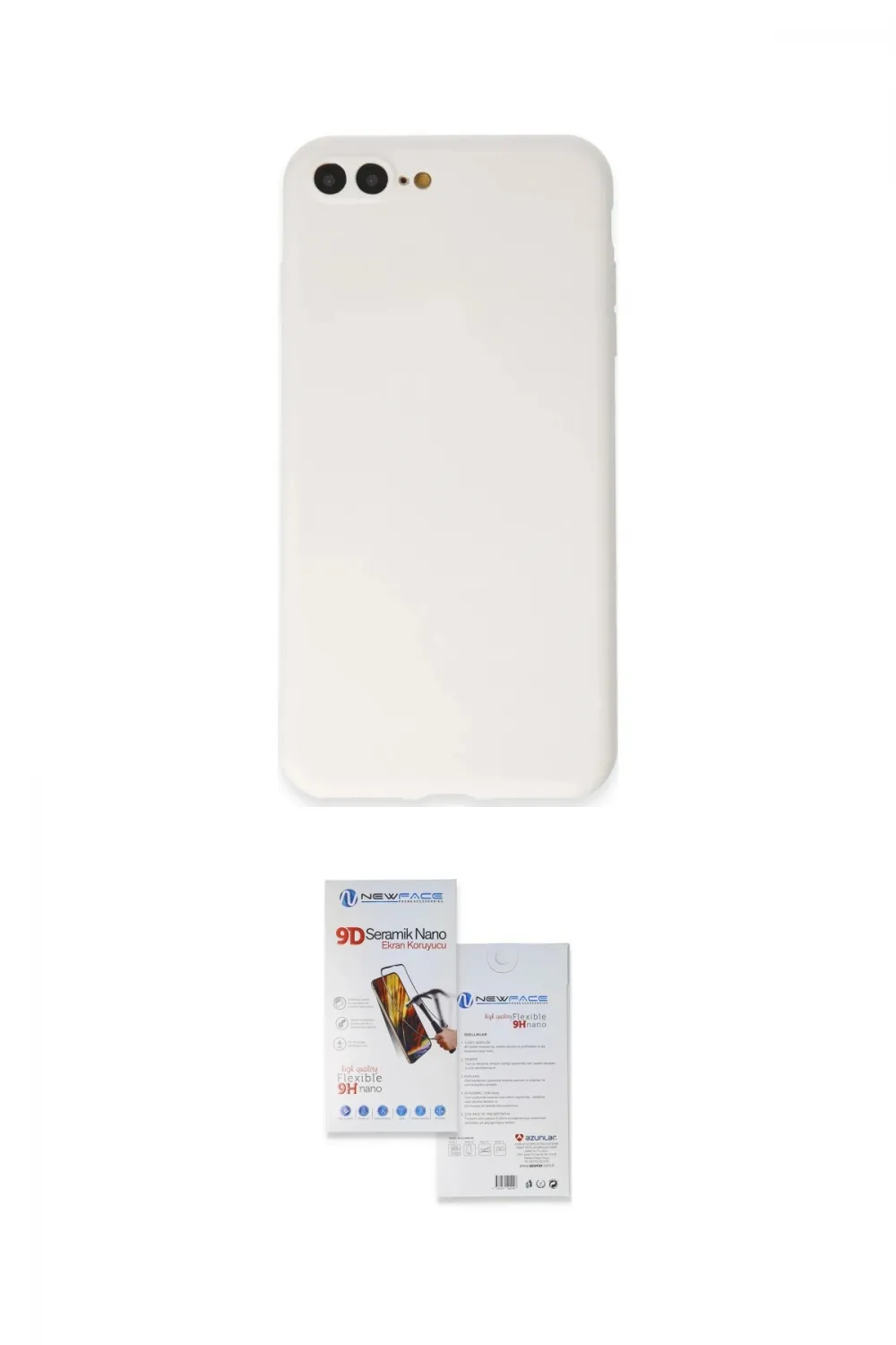 ieg™ iPhone 7 Plus Kılıf Kozmos Yansıma Özel Seri - Siyah Seramik Nano Ekran Koruyucu