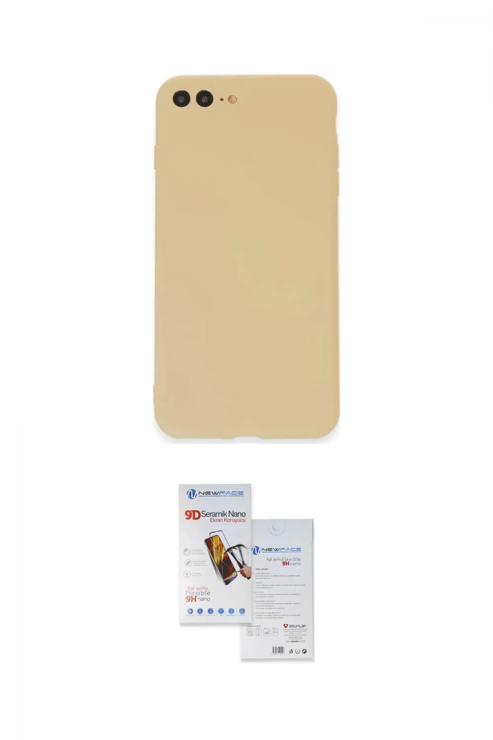 ieg™ iPhone 7 Plus Kılıf Kozmos Yansıma Özel Seri - Siyah Seramik Nano Ekran Koruyucu