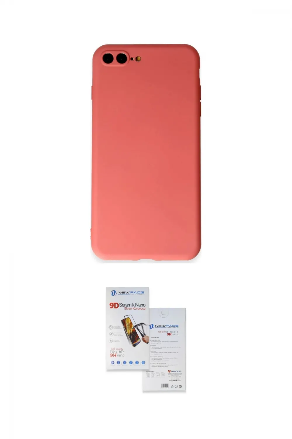ieg™ iPhone 7 Plus Kılıf Kozmos Yansıma Özel Seri - Siyah Seramik Nano Ekran Koruyucu