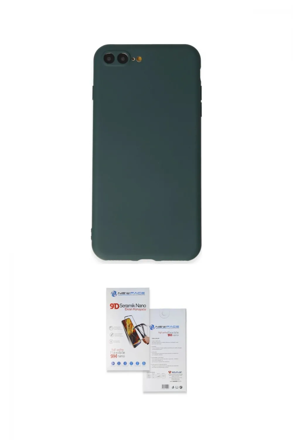 ieg™ iPhone 7 Plus Kılıf Kozmos Yansıma Özel Seri - Siyah Seramik Nano Ekran Koruyucu