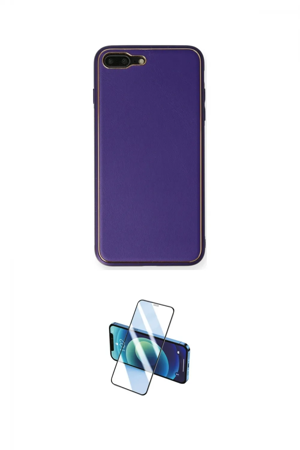 ieg™ iPhone 7 Plus Kılıf Yadigar Klasik - Beyaz 3D Antistatik Seramik Nano Ekran Koruyucu
