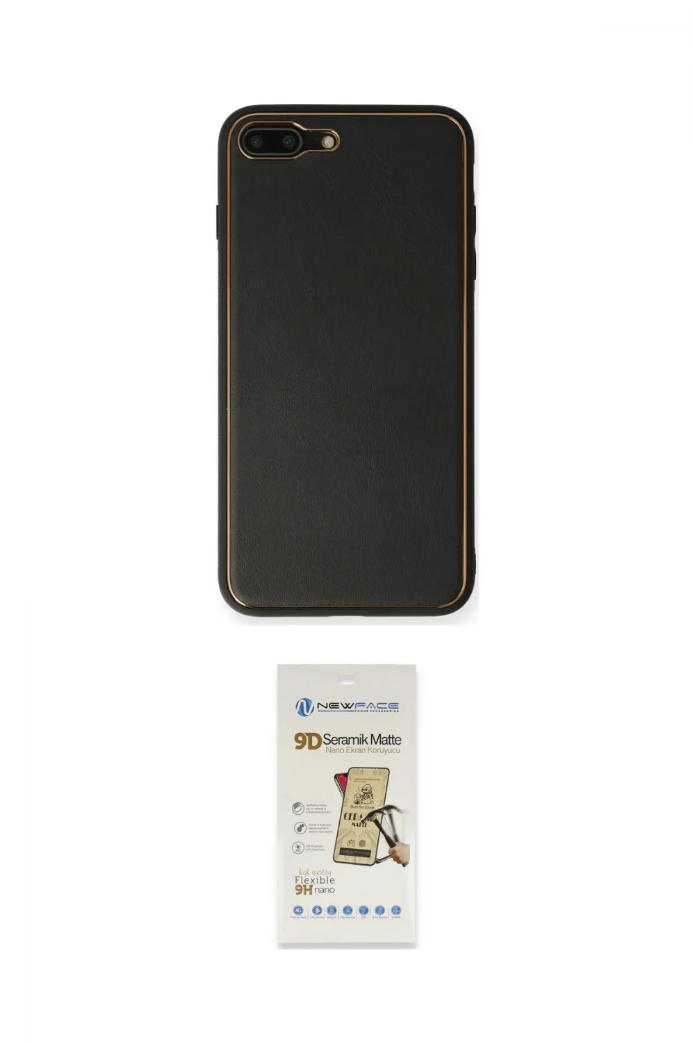 ieg™ iPhone 7 Plus Kılıf Yadigar Klasik - Beyaz Mat Seramik Nano Ekran Koruyucu