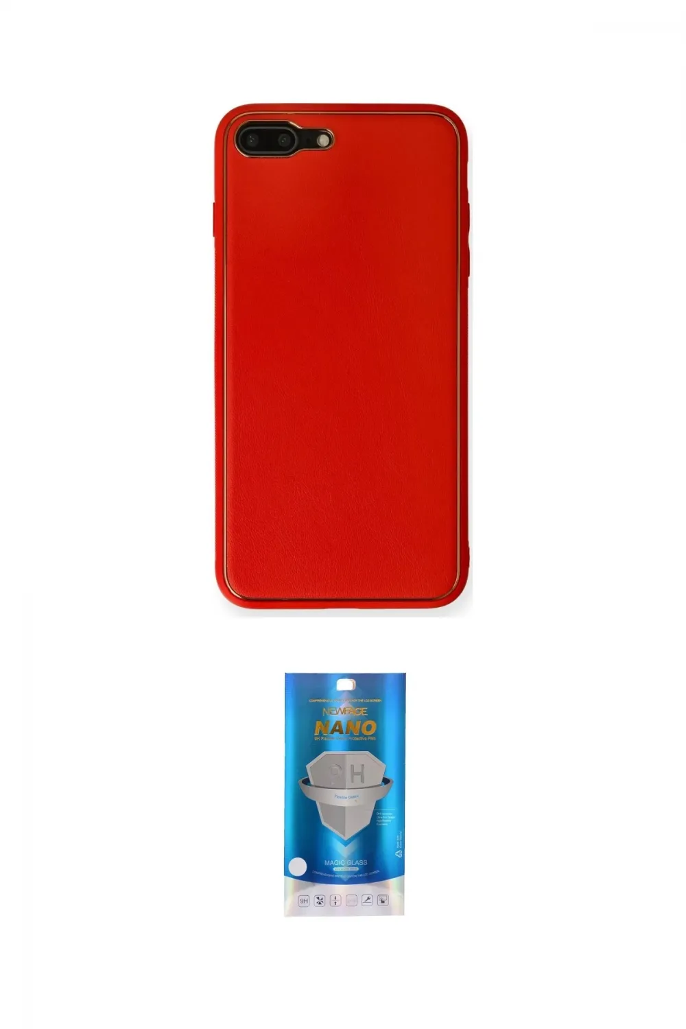 ieg™ iPhone 7 Plus Kılıf Yadigar Klasik - Şeffaf Royal Nano Ekran Koruyucu