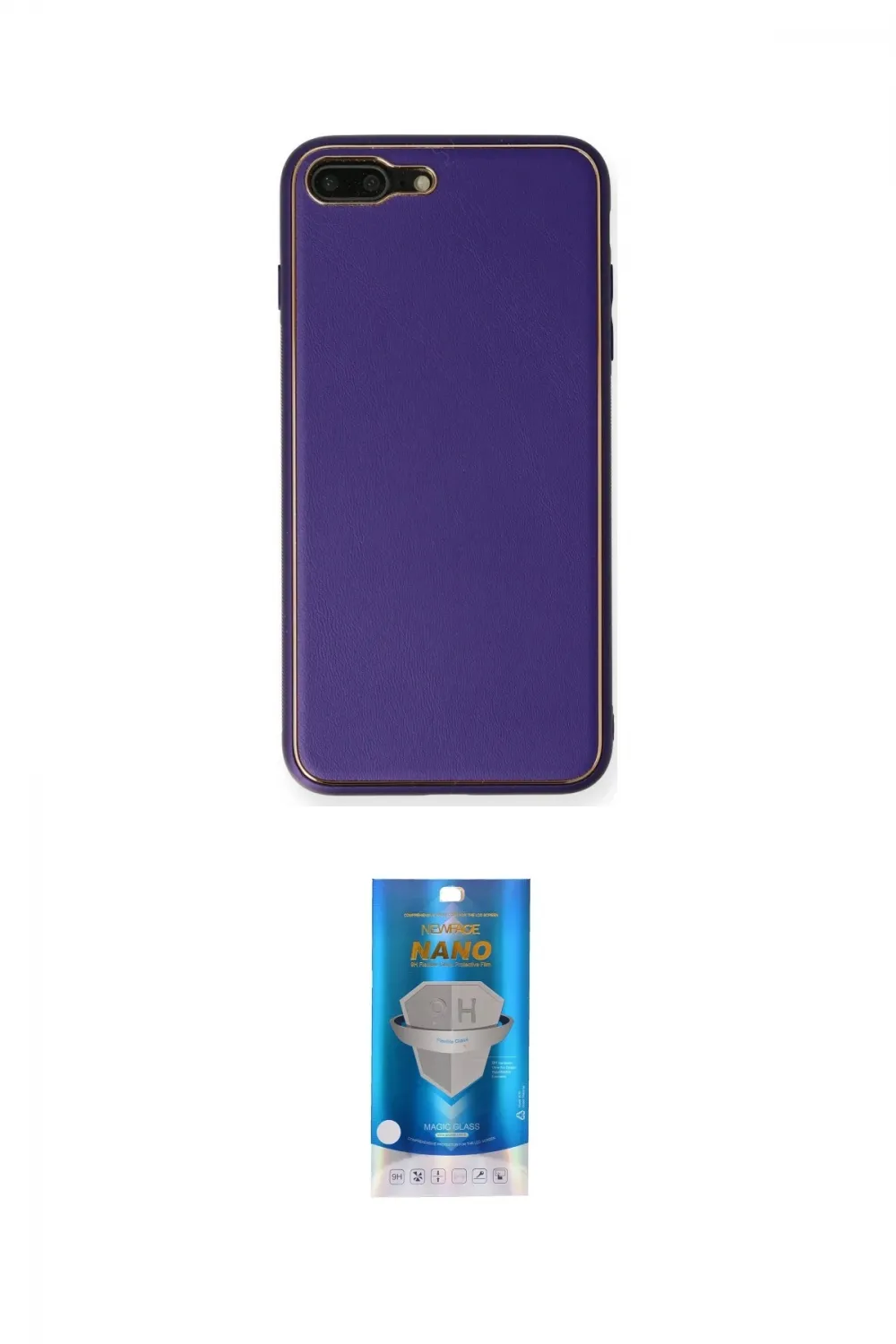 ieg™ iPhone 7 Plus Kılıf Yadigar Klasik - Şeffaf Royal Nano Ekran Koruyucu