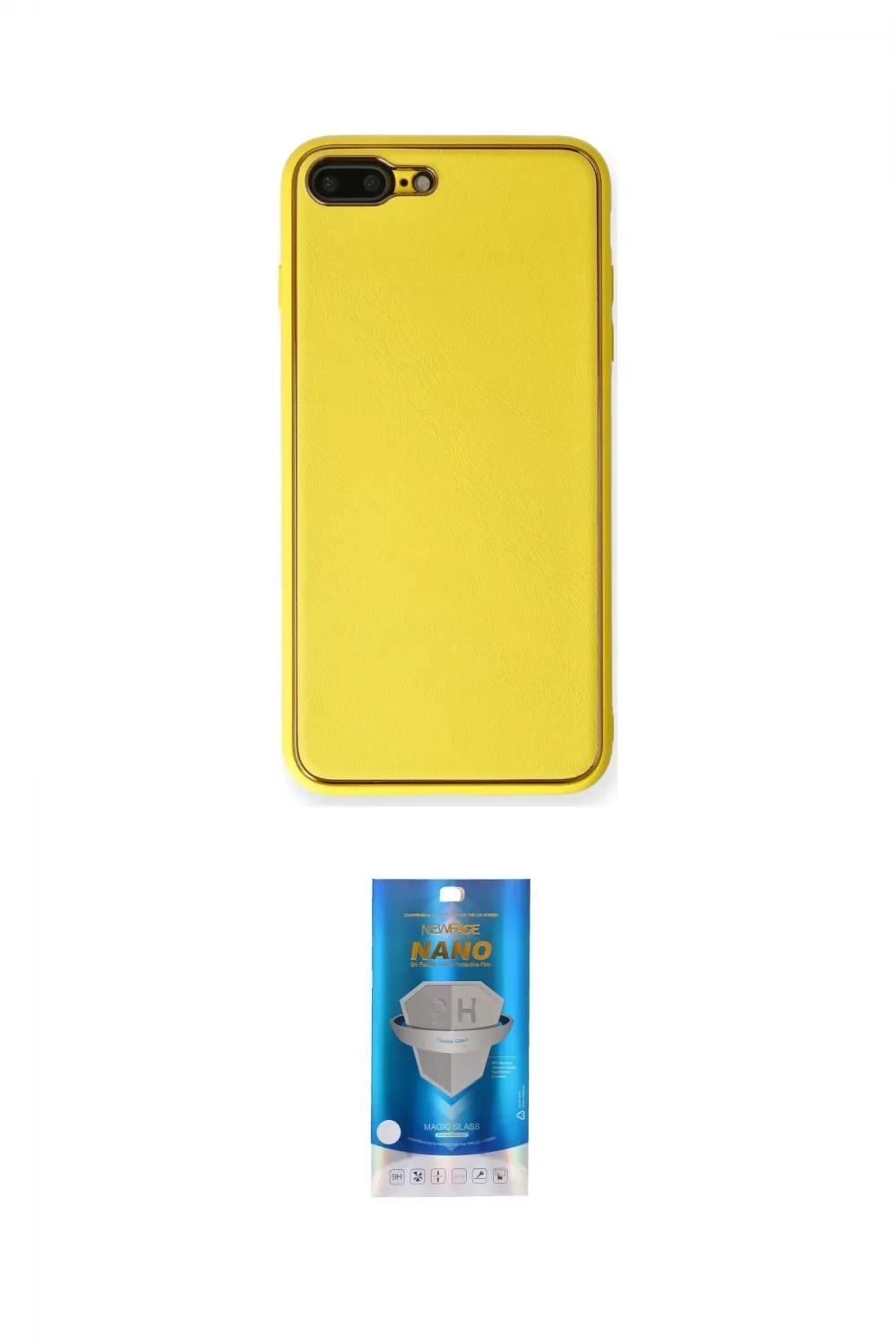 ieg™ iPhone 7 Plus Kılıf Yadigar Klasik - Şeffaf Royal Nano Ekran Koruyucu