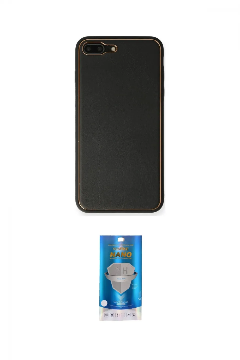 ieg™ iPhone 7 Plus Kılıf Yadigar Klasik - Şeffaf Royal Nano Ekran Koruyucu