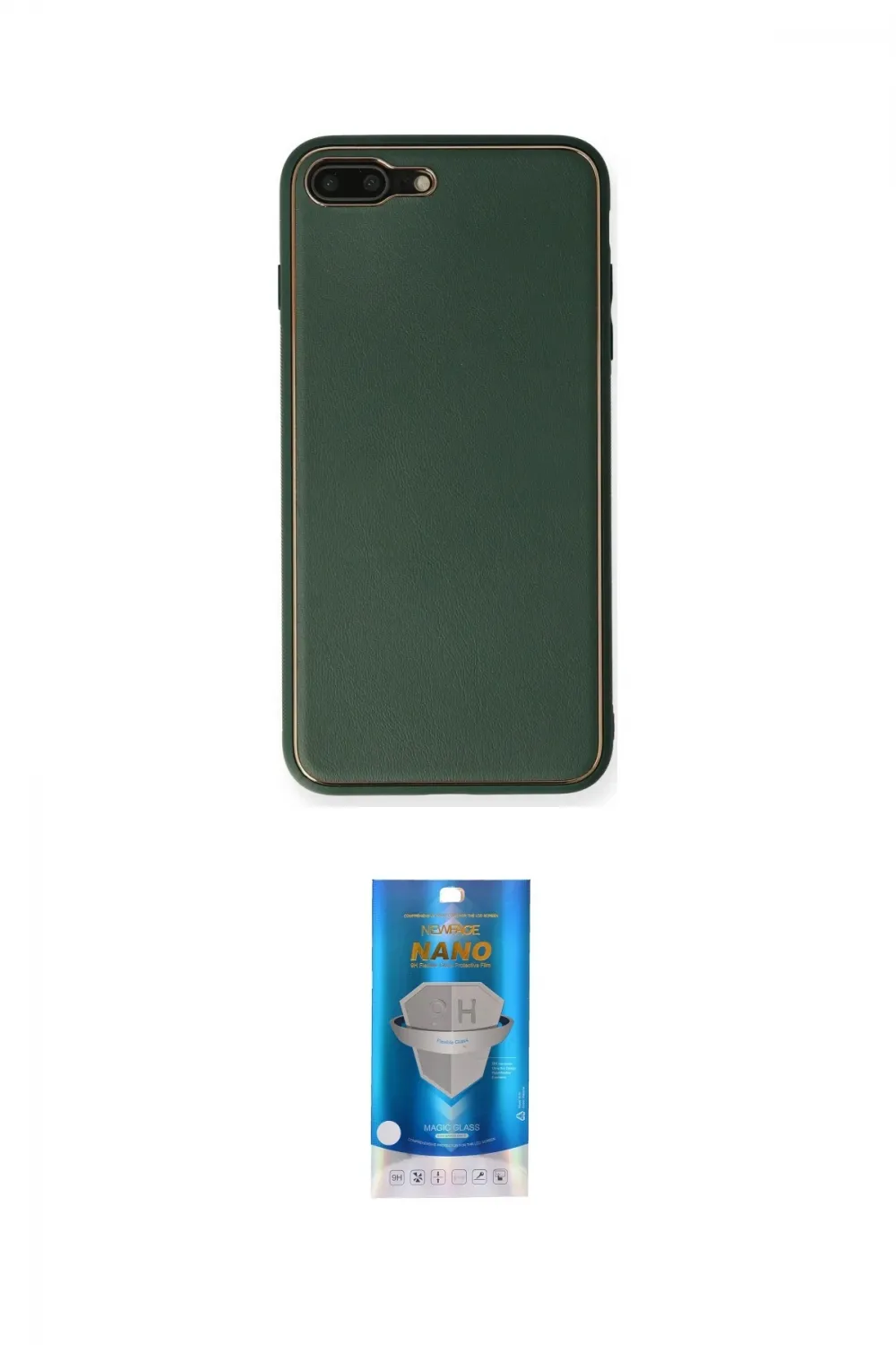 ieg™ iPhone 7 Plus Kılıf Yadigar Klasik - Şeffaf Royal Nano Ekran Koruyucu