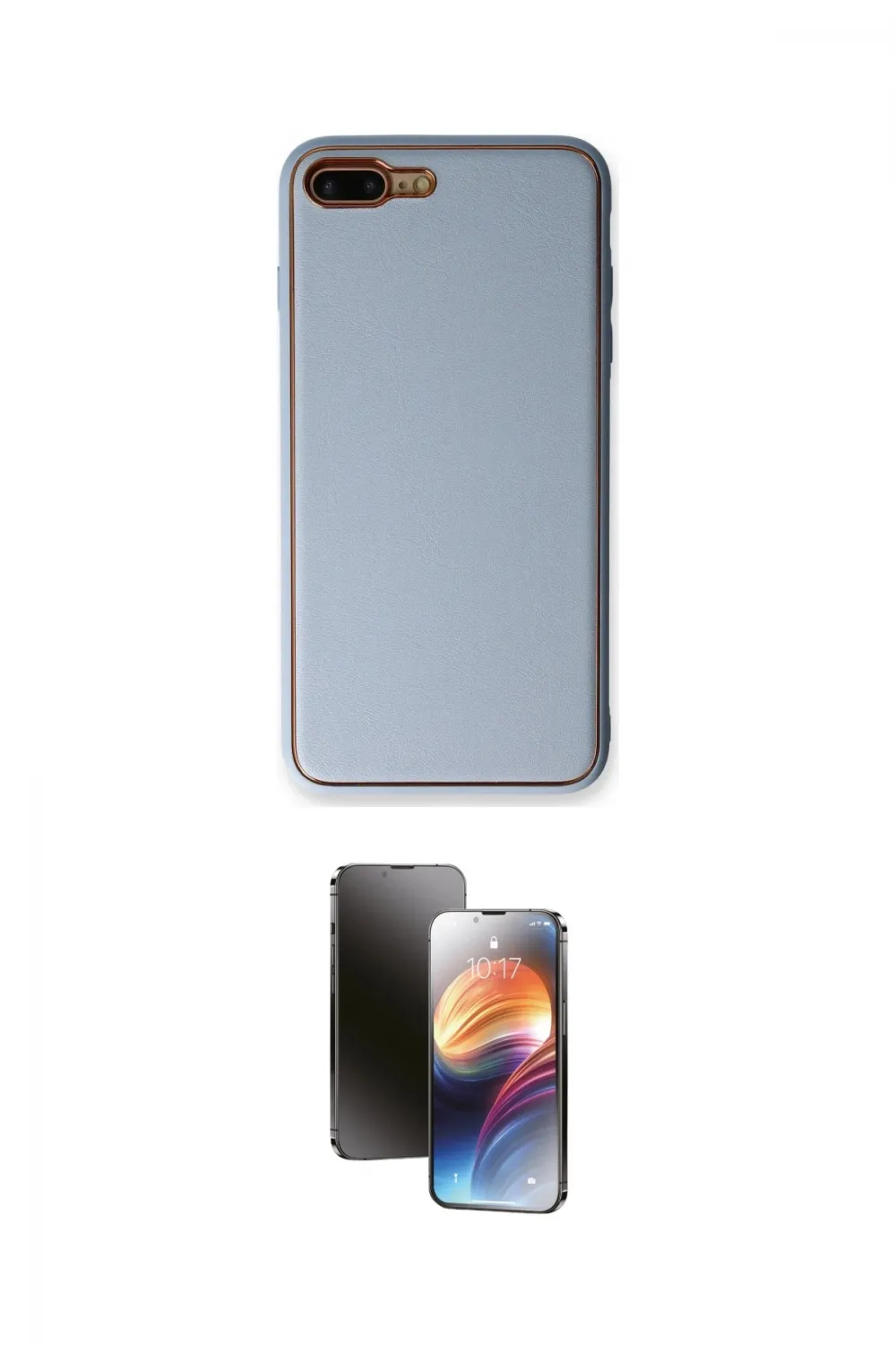 ieg™ iPhone 7 Plus Kılıf Yadigar Klasik - Siyah 3D Antistatik Mat Seramik Nano Ekran Koruyucu