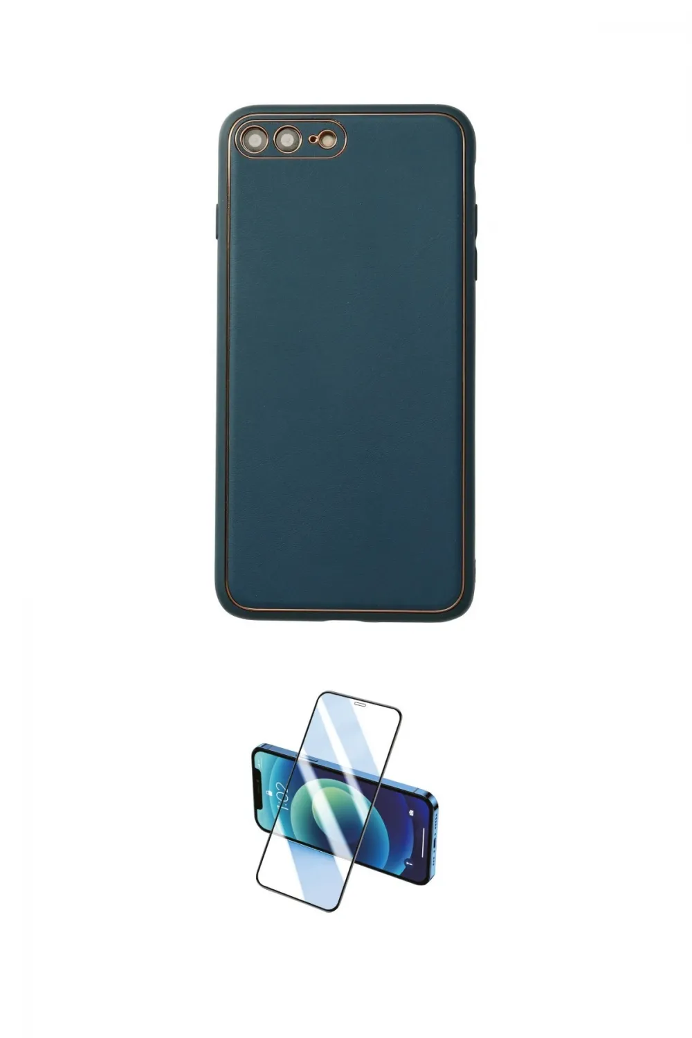 ieg™ iPhone 7 Plus Kılıf Yadigar Klasik - Siyah 3D Antistatik Seramik Nano Ekran Koruyucu