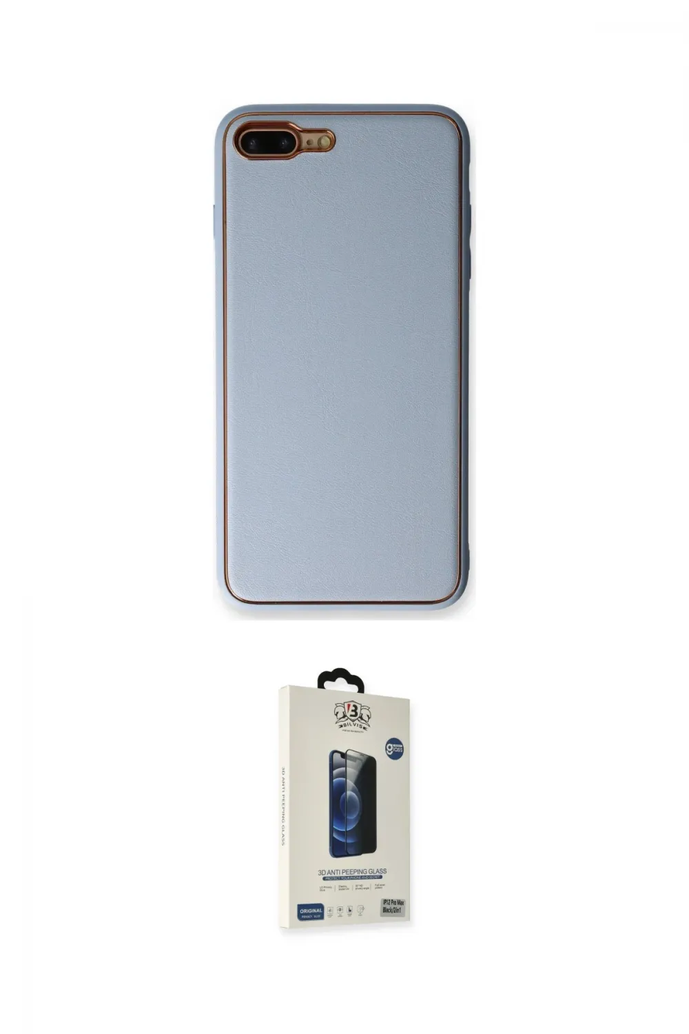 ieg™ iPhone 7 Plus Kılıf Yadigar Klasik - Siyah Bilvis Hayalet Cam Ekran Koruyucu