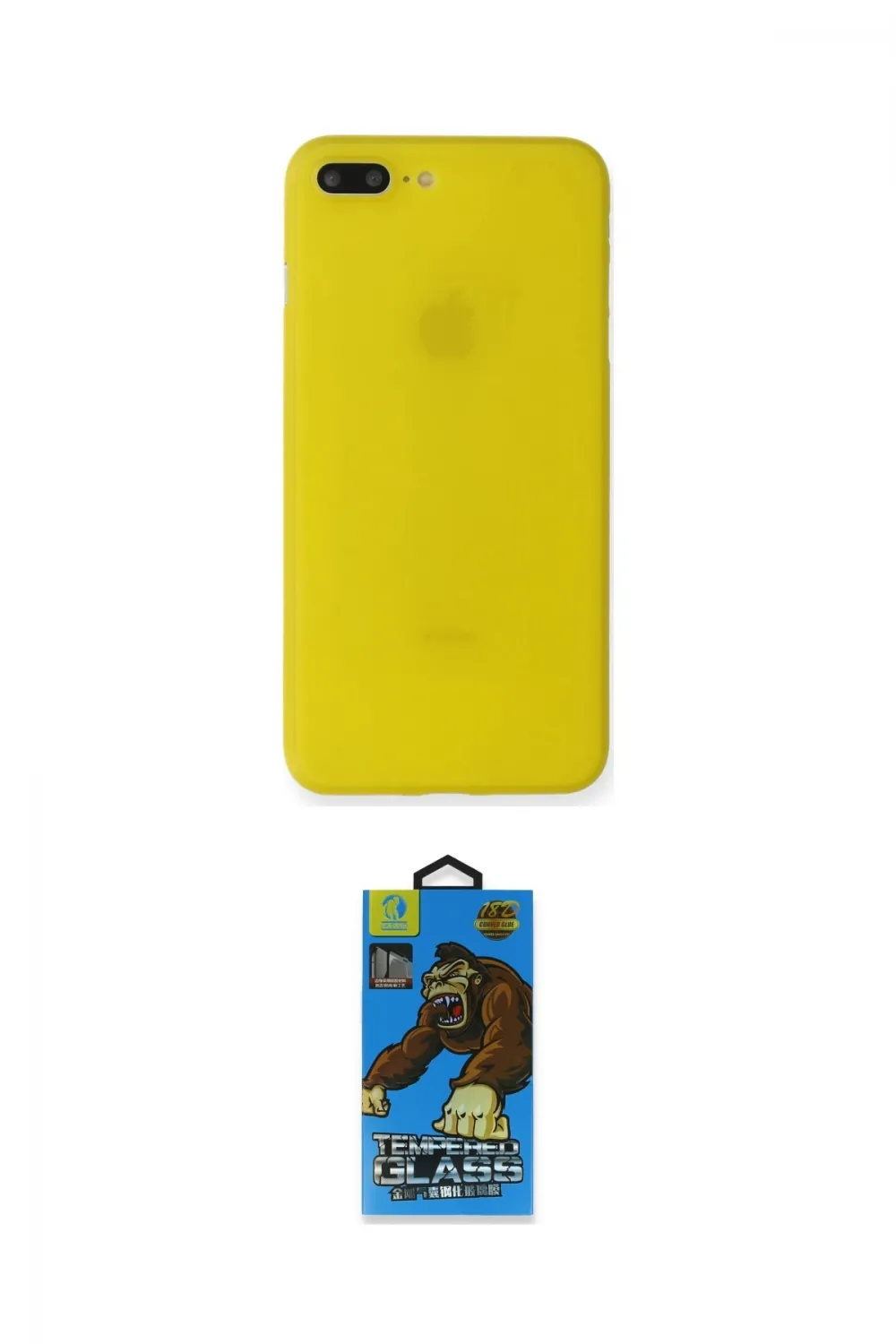 ieg™ iPhone 7 Plus Kılıf Yadigar Yansıma Serisi - Beyaz 18D Cam Ekran Koruyucu