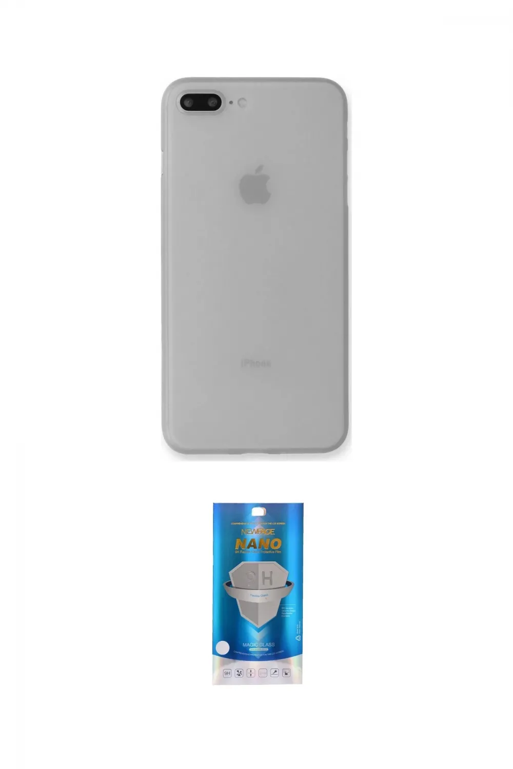 ieg™ iPhone 7 Plus Kılıf Yadigar Yansıma Serisi - Şeffaf Royal Nano Ekran Koruyucu