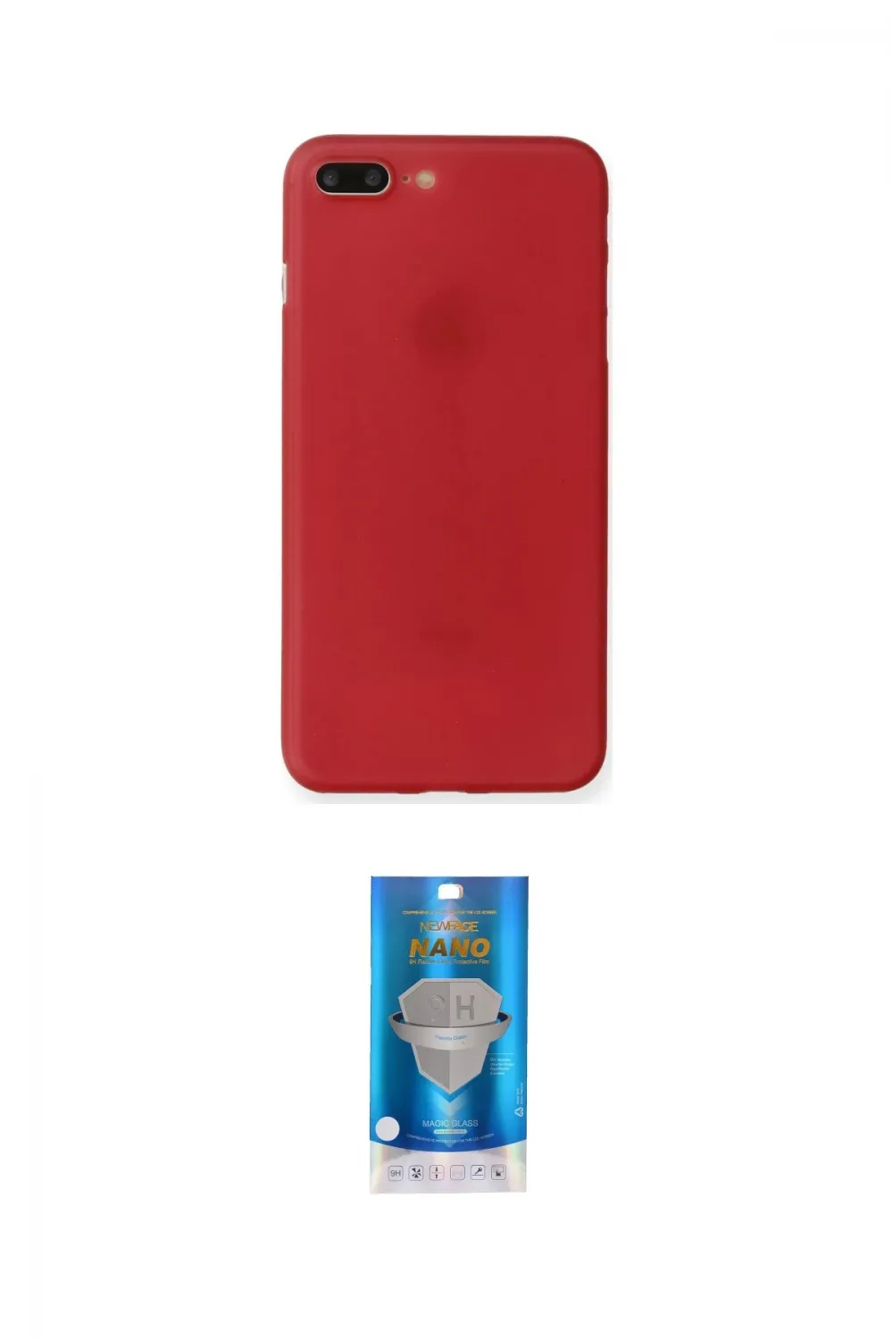 ieg™ iPhone 7 Plus Kılıf Yadigar Yansıma Serisi - Şeffaf Royal Nano Ekran Koruyucu