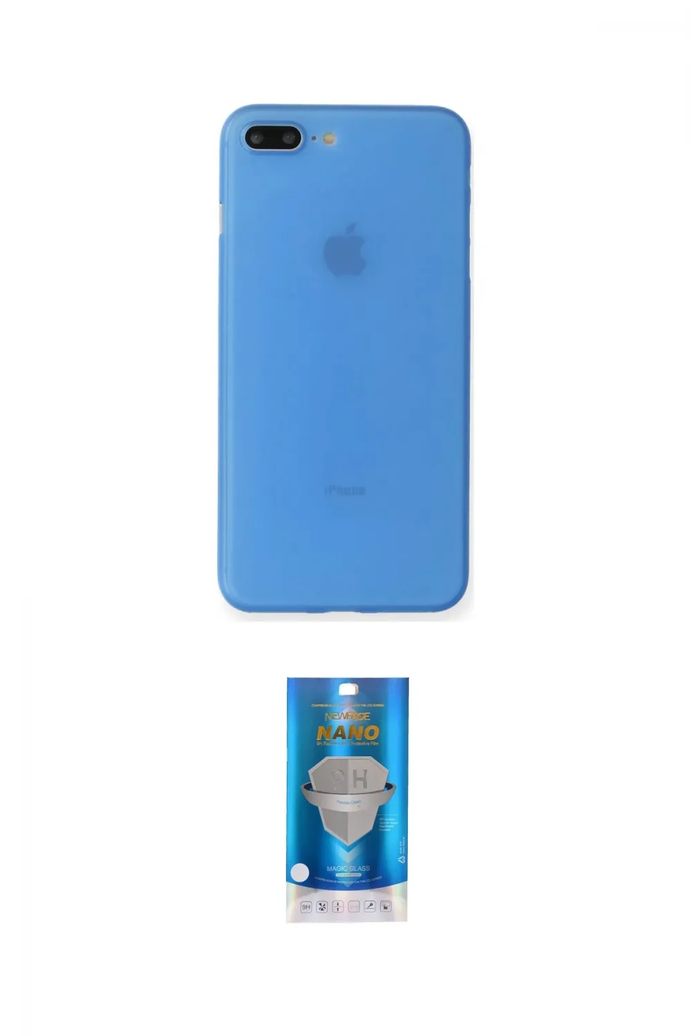 ieg™ iPhone 7 Plus Kılıf Yadigar Yansıma Serisi - Şeffaf Royal Nano Ekran Koruyucu
