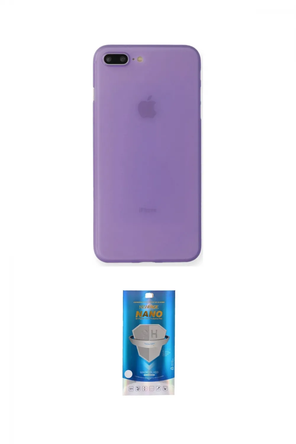 ieg™ iPhone 7 Plus Kılıf Yadigar Yansıma Serisi - Şeffaf Royal Nano Ekran Koruyucu