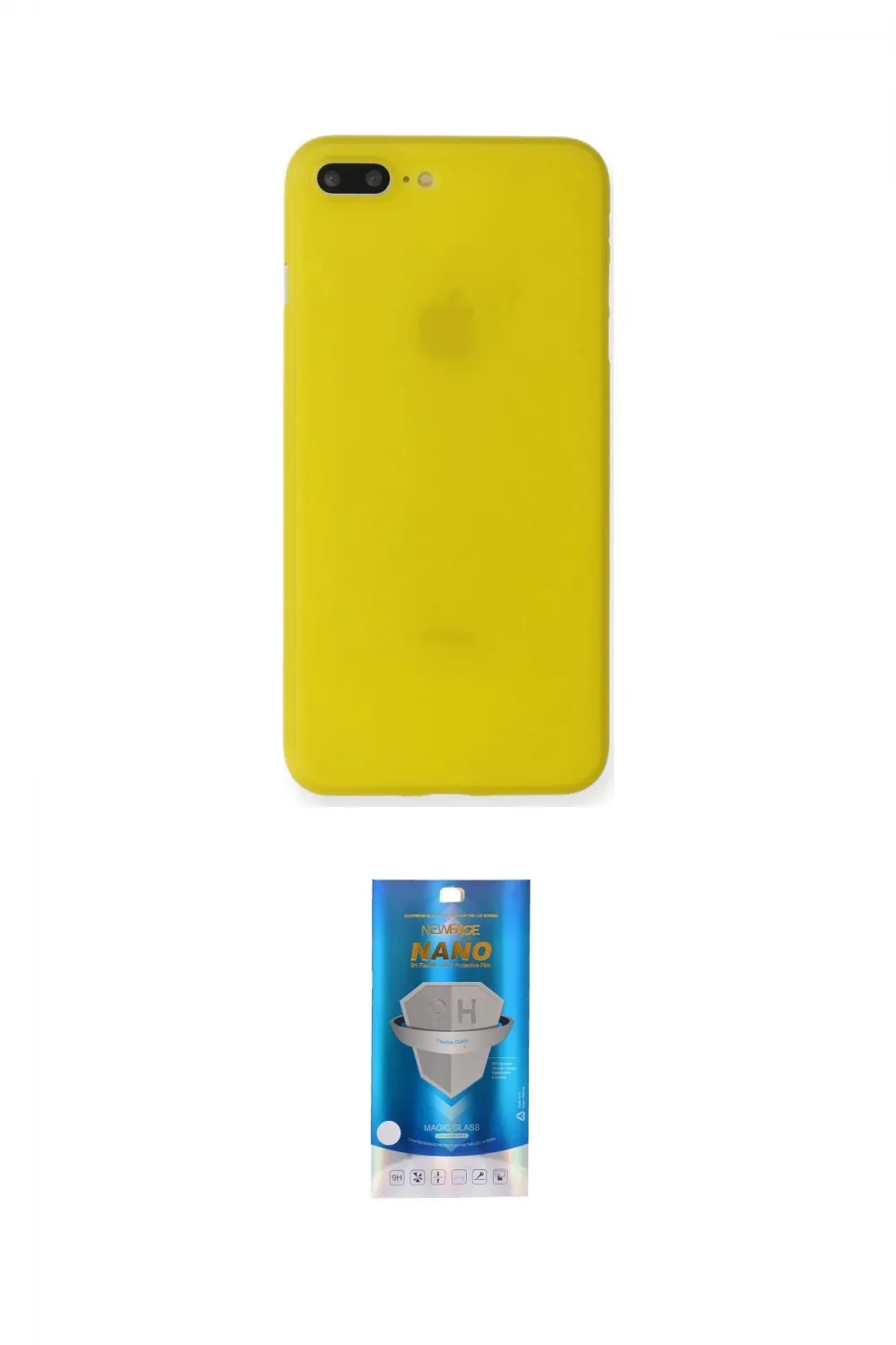 ieg™ iPhone 7 Plus Kılıf Yadigar Yansıma Serisi - Şeffaf Royal Nano Ekran Koruyucu