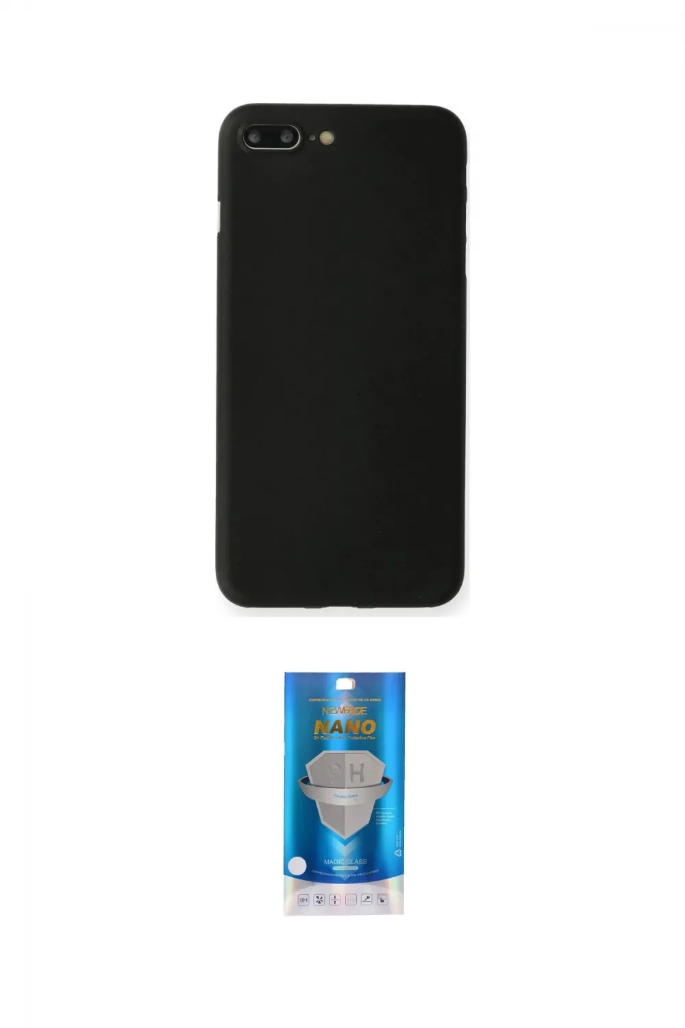ieg™ iPhone 7 Plus Kılıf Yadigar Yansıma Serisi - Şeffaf Royal Nano Ekran Koruyucu