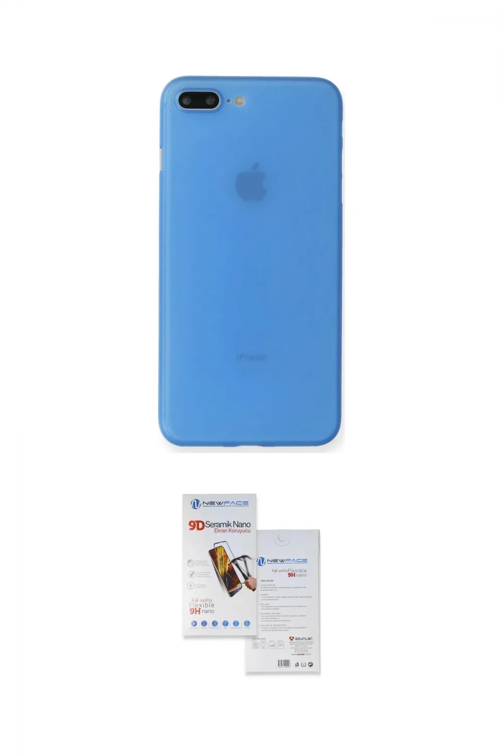 ieg™ iPhone 7 Plus Kılıf Yadigar Yansıma Serisi - Siyah Seramik Nano Ekran Koruyucu