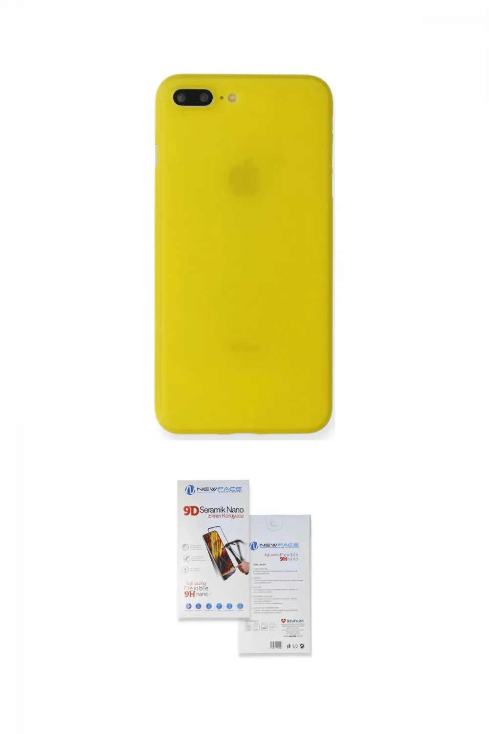 ieg™ iPhone 7 Plus Kılıf Yadigar Yansıma Serisi - Siyah Seramik Nano Ekran Koruyucu