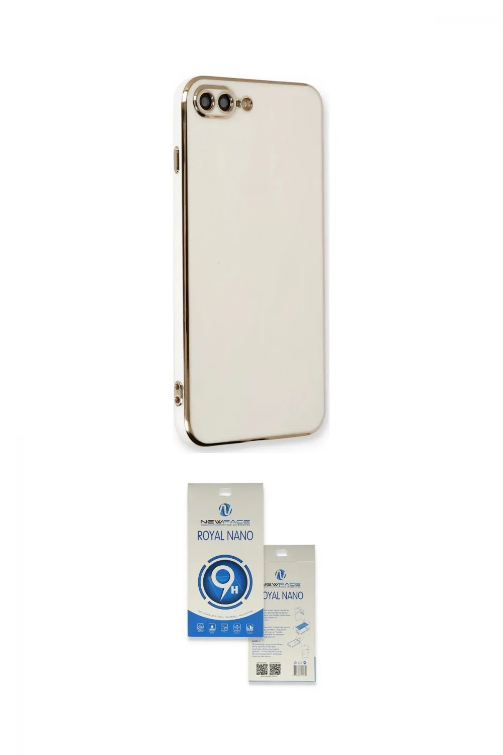 ieg™ iPhone 7 Plus Kılıf Yankı Serisi - Şeffaf Royal Nano Ekran Koruyucu