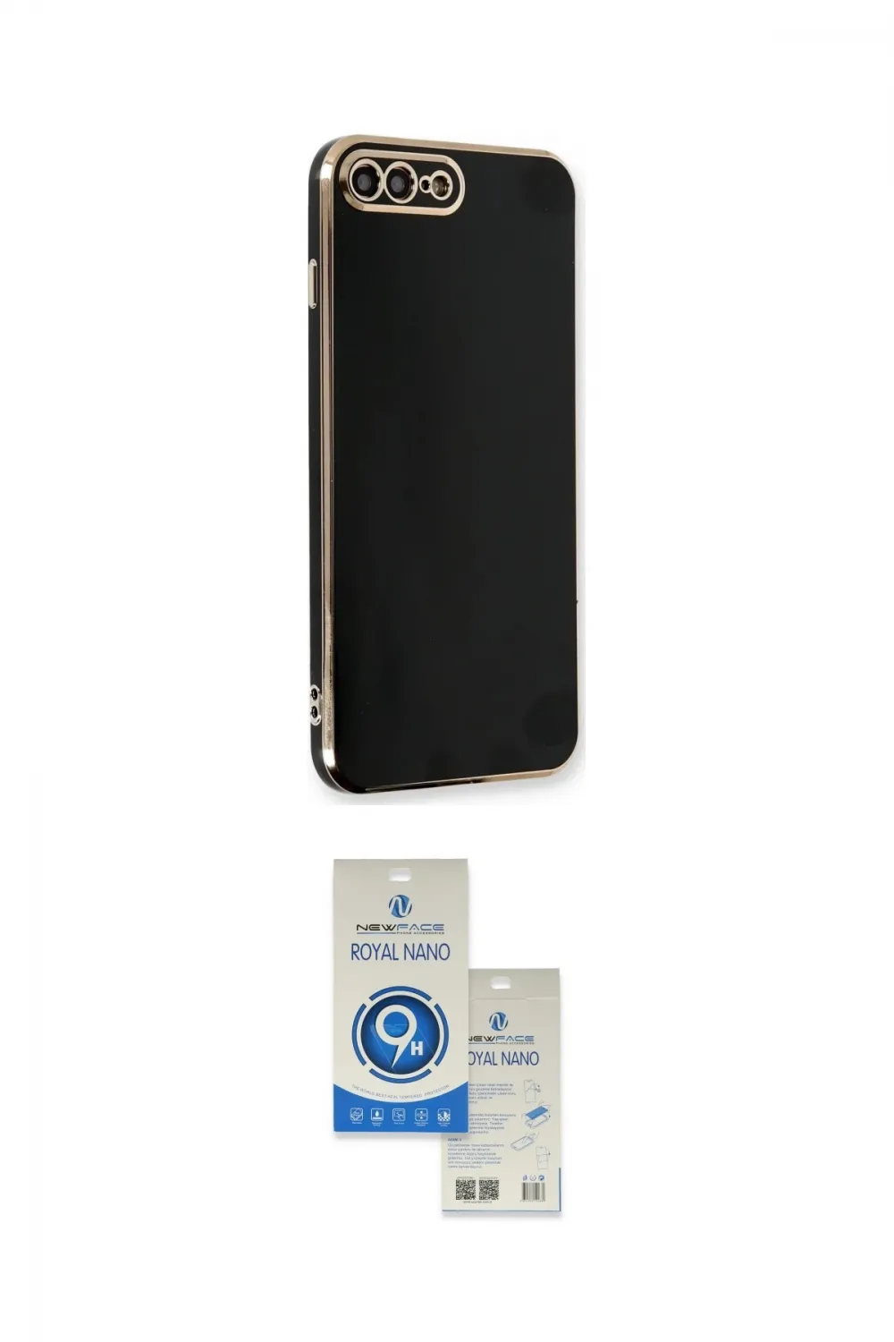 ieg™ iPhone 7 Plus Kılıf Yankı Serisi - Şeffaf Royal Nano Ekran Koruyucu