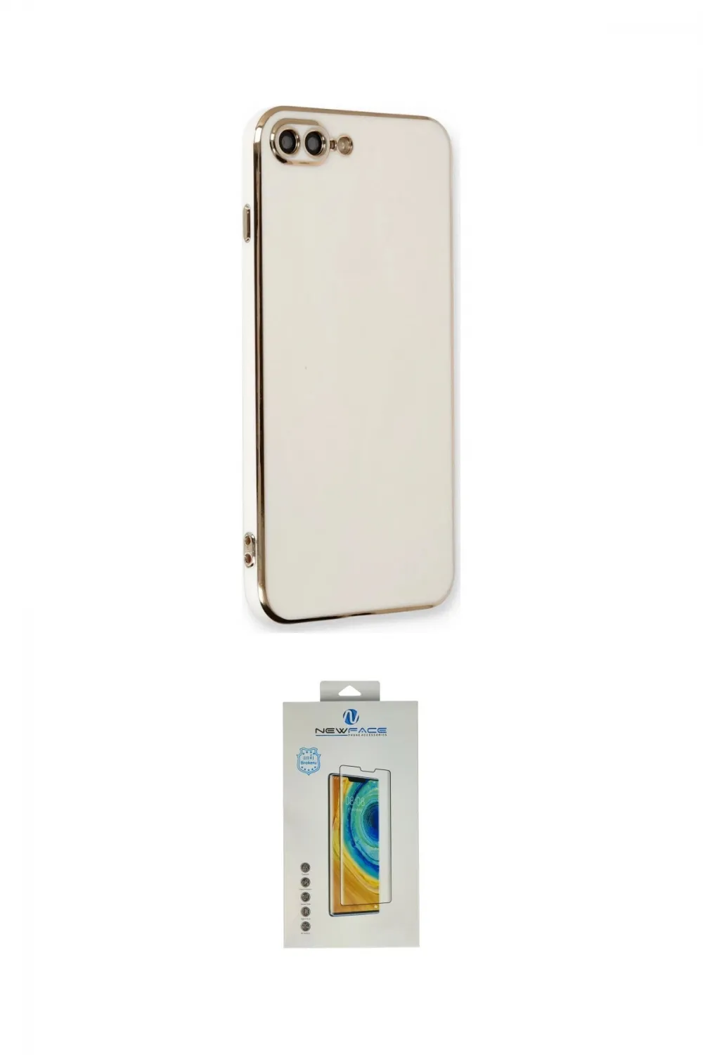 ieg™ iPhone 7 Plus Kılıf Yankı Serisi - Siyah Polymer Nano Ekran Koruyucu