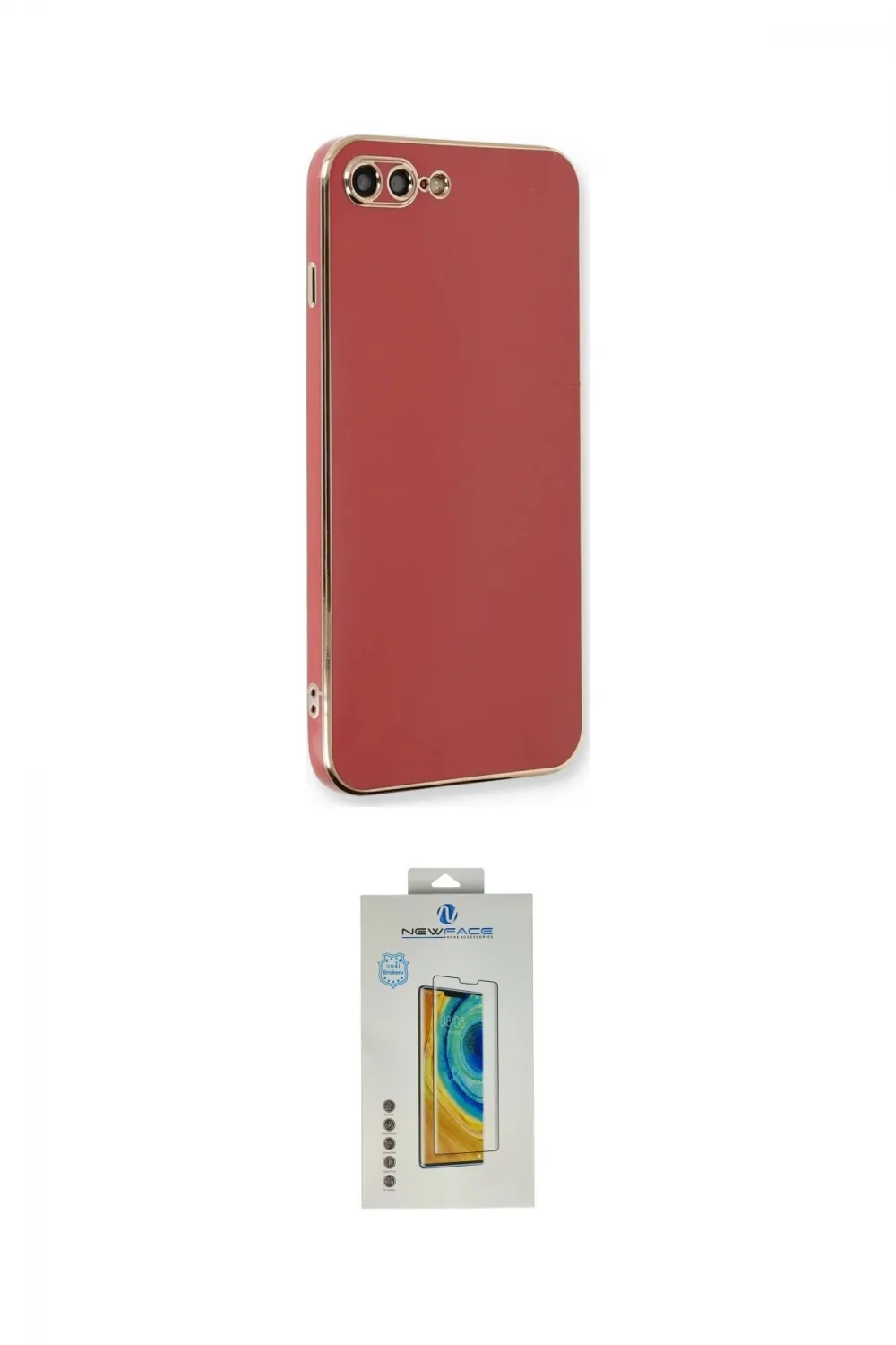 ieg™ iPhone 7 Plus Kılıf Yankı Serisi - Siyah Polymer Nano Ekran Koruyucu