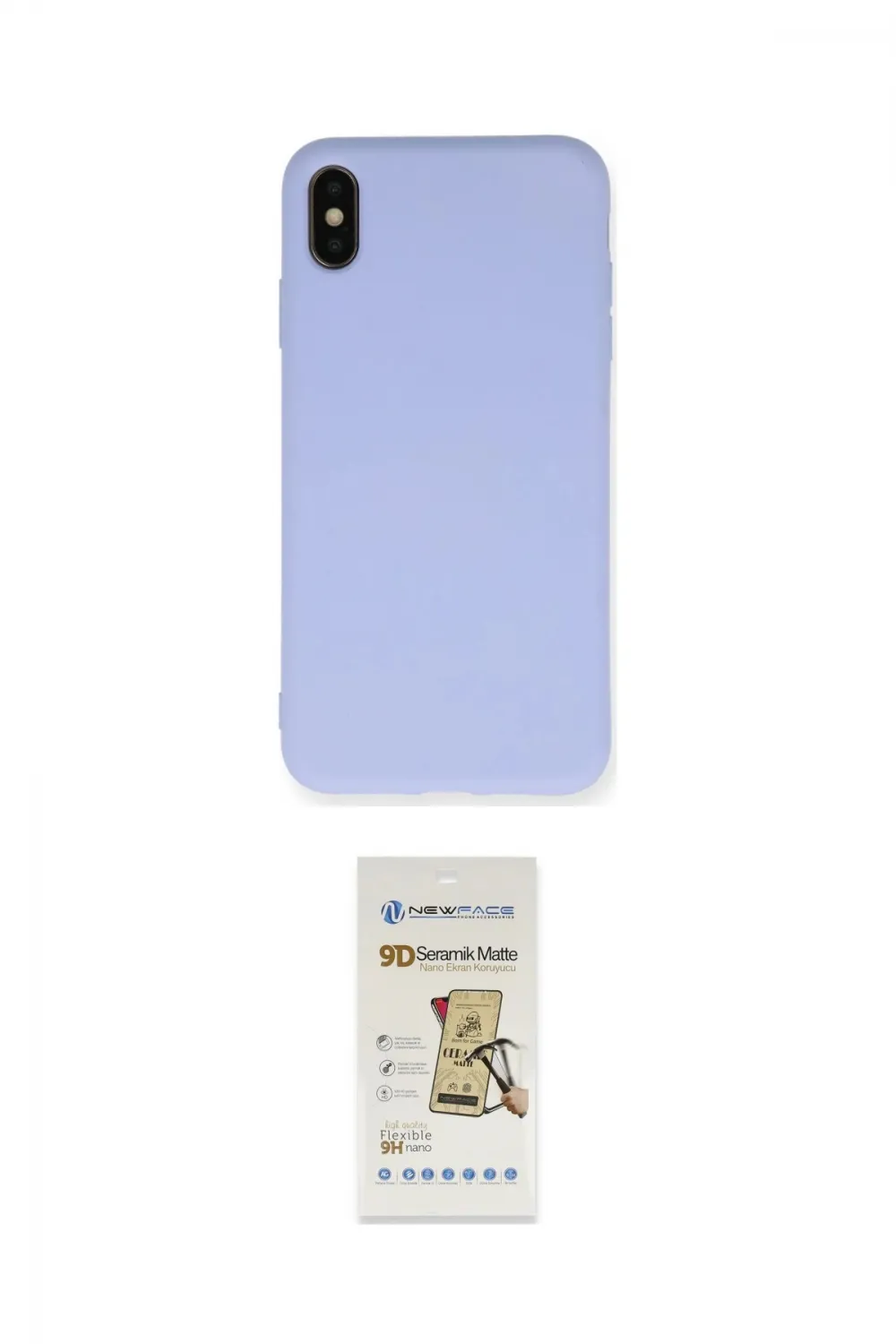 ieg™ iPhone X Kılıf Ahenk Serisi - Siyah Mat Seramik Nano Ekran Koruyucu