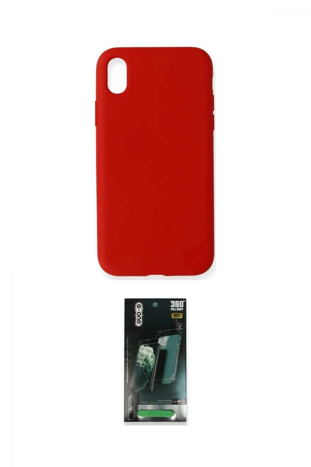 ieg™ iPhone XR Kılıf Ahenk Serisi - Şeffaf 360 Full Body Arka Koruyucu